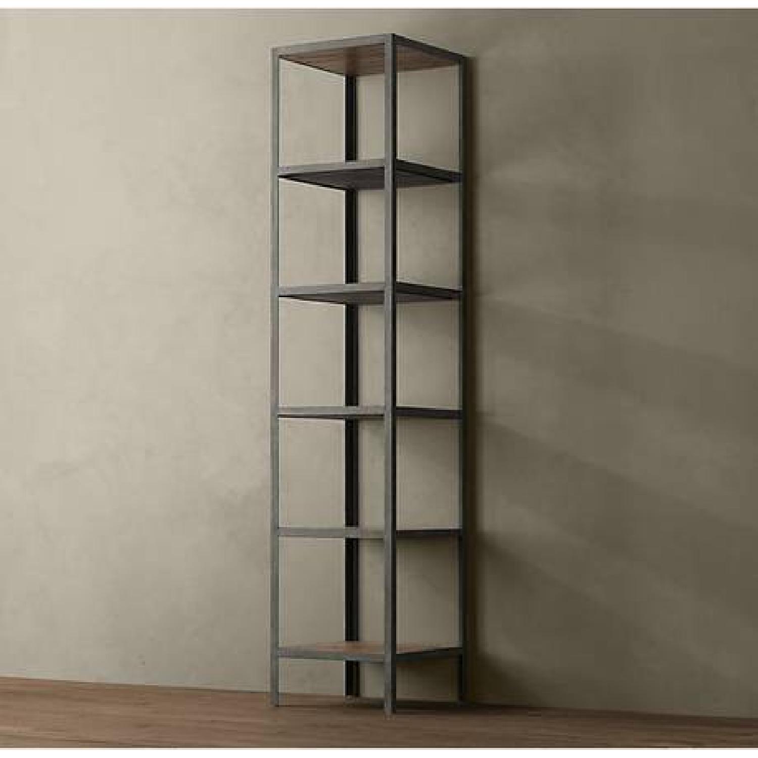 Restoration Hardware Vintage Industrial Shelving - Pair - image-2