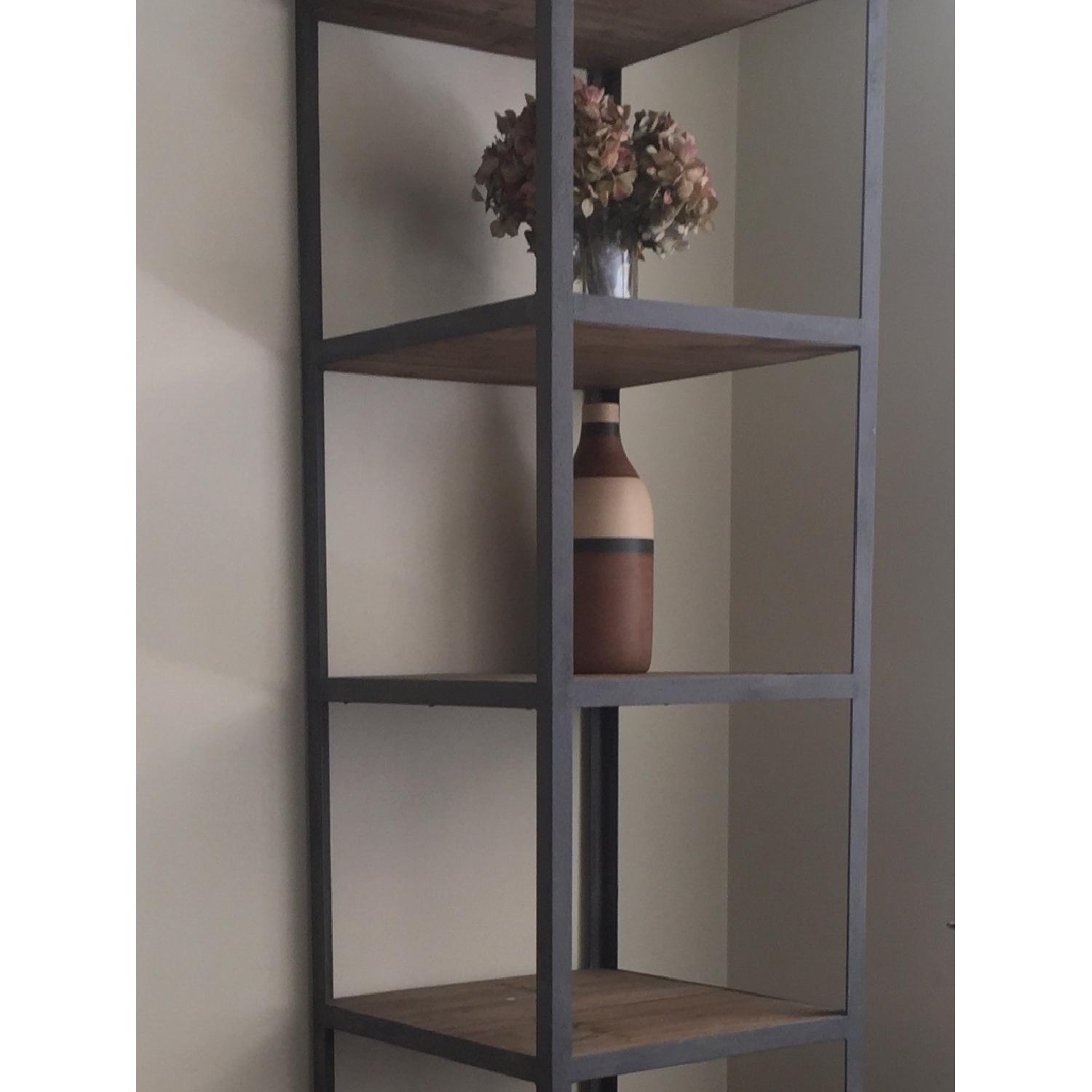 Restoration Hardware Vintage Industrial Shelving - Pair - image-4