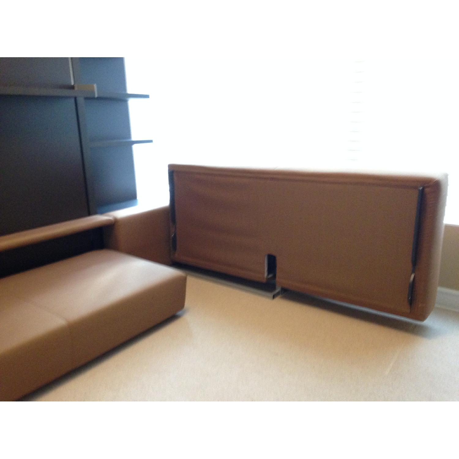 Resource Furniture Wall Bed w/ Attached L-Shaped Sofa - image-4