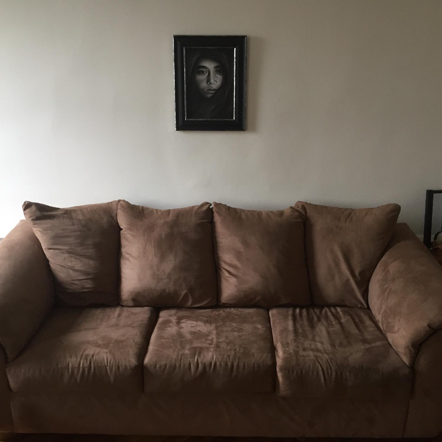 Ashley's Brown Sofa - image-5