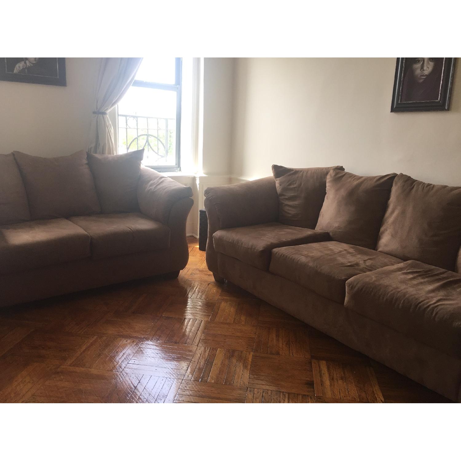 Ashley's Brown Sofa - image-8