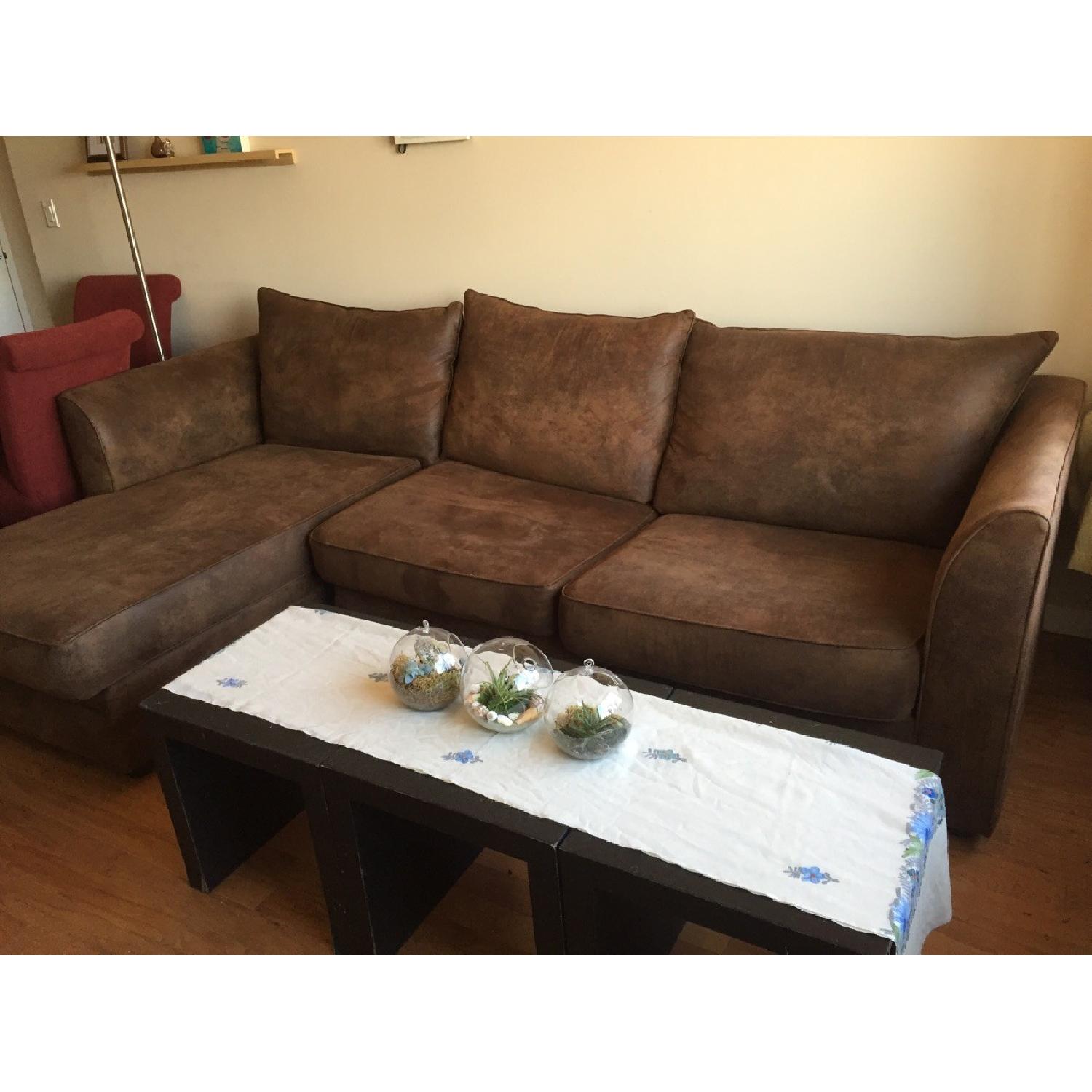 Klaussner Furniture L Shaped Couch - image-1