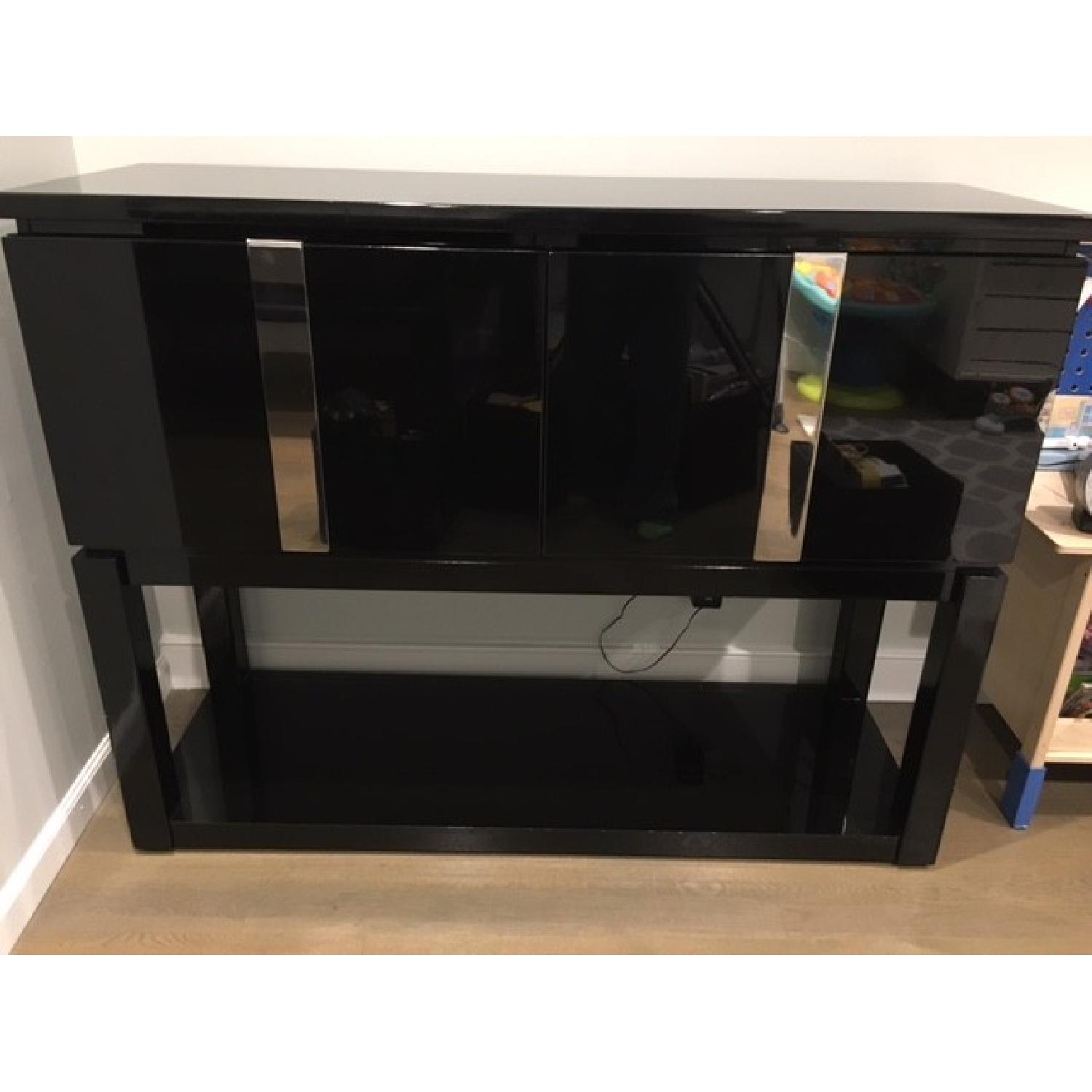 All Modern Black Lacquer Buffet/Sideboard - image-1