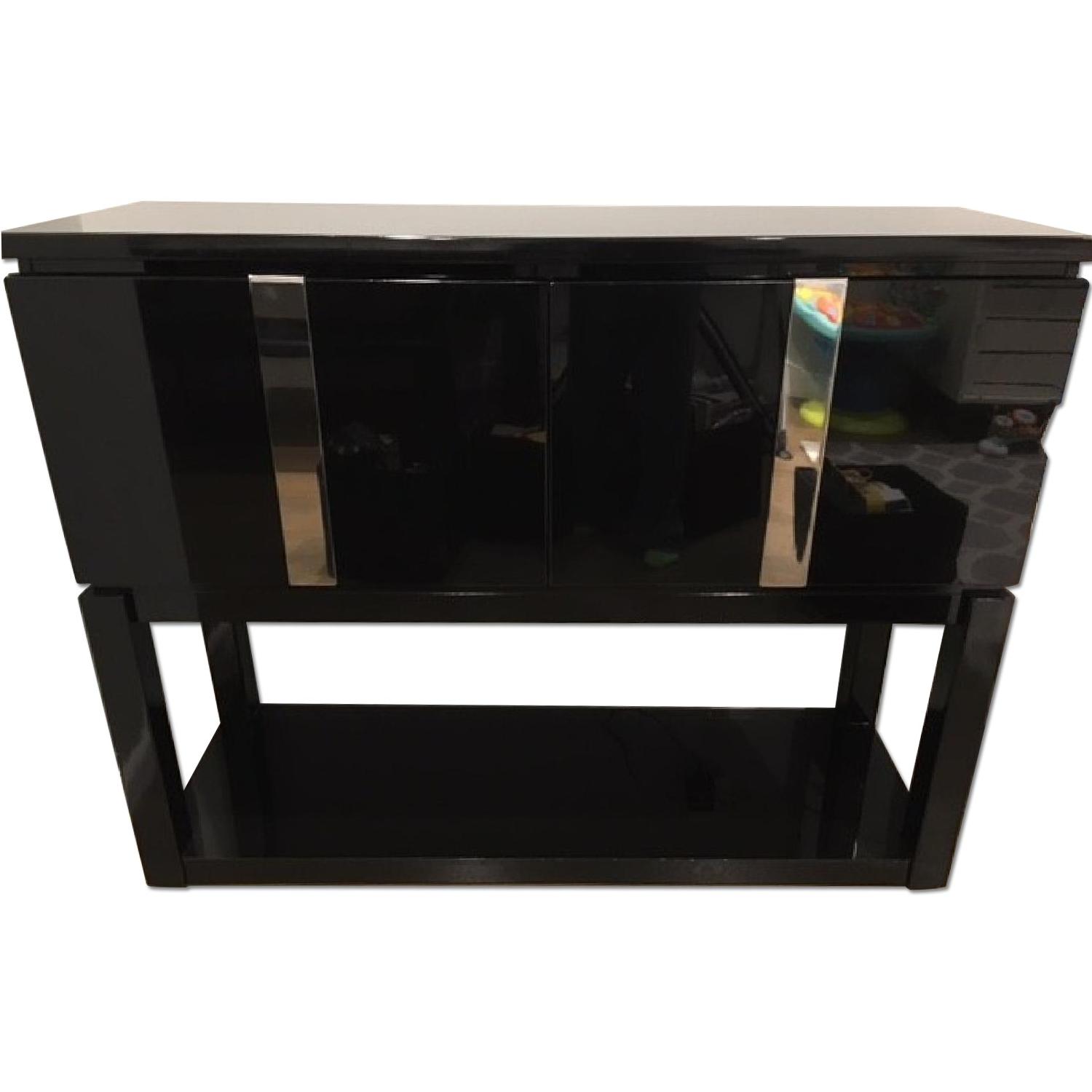 All Modern Black Lacquer Buffet/Sideboard - image-0
