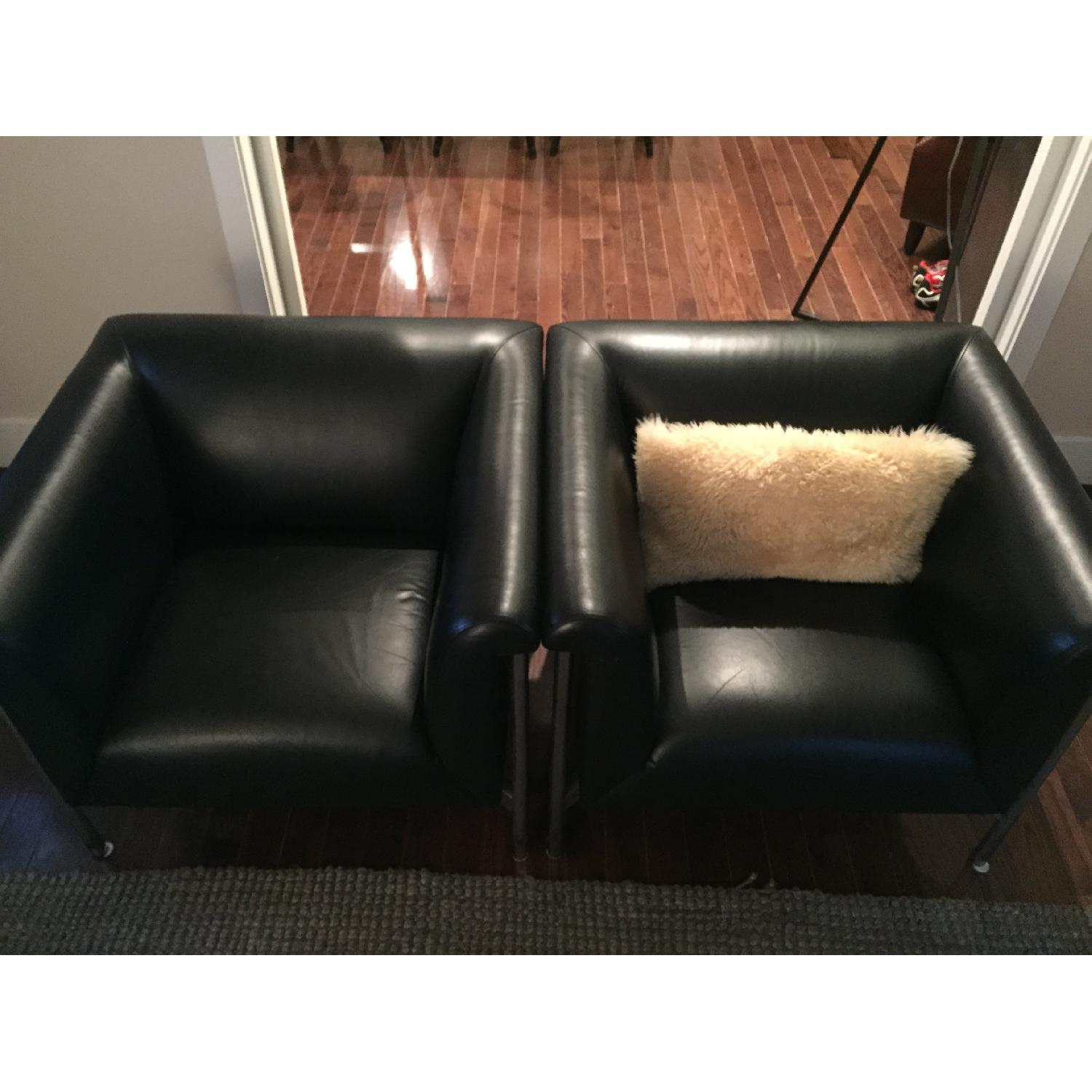 Large Leather Club chair - image-2