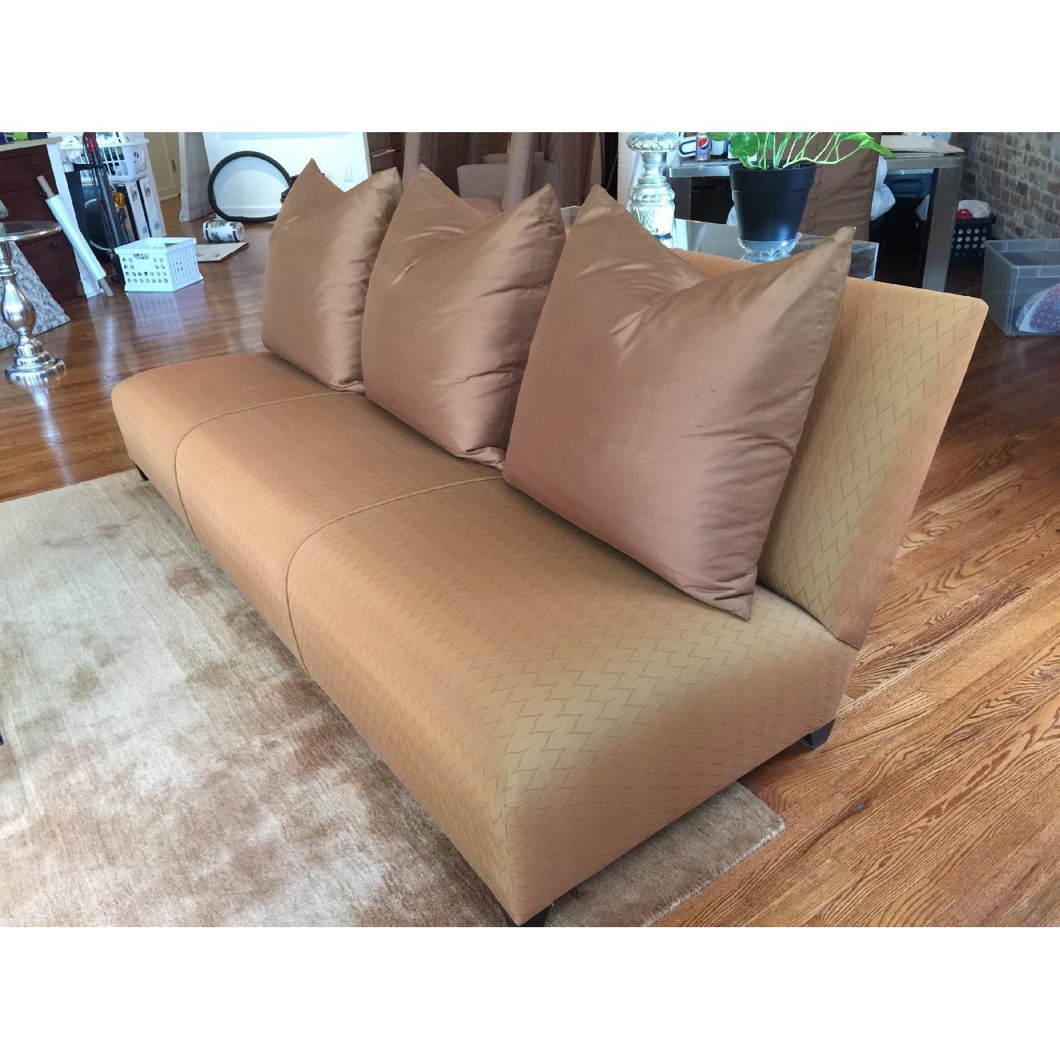 Donghia Armless Silk & Down Sofa - image-2