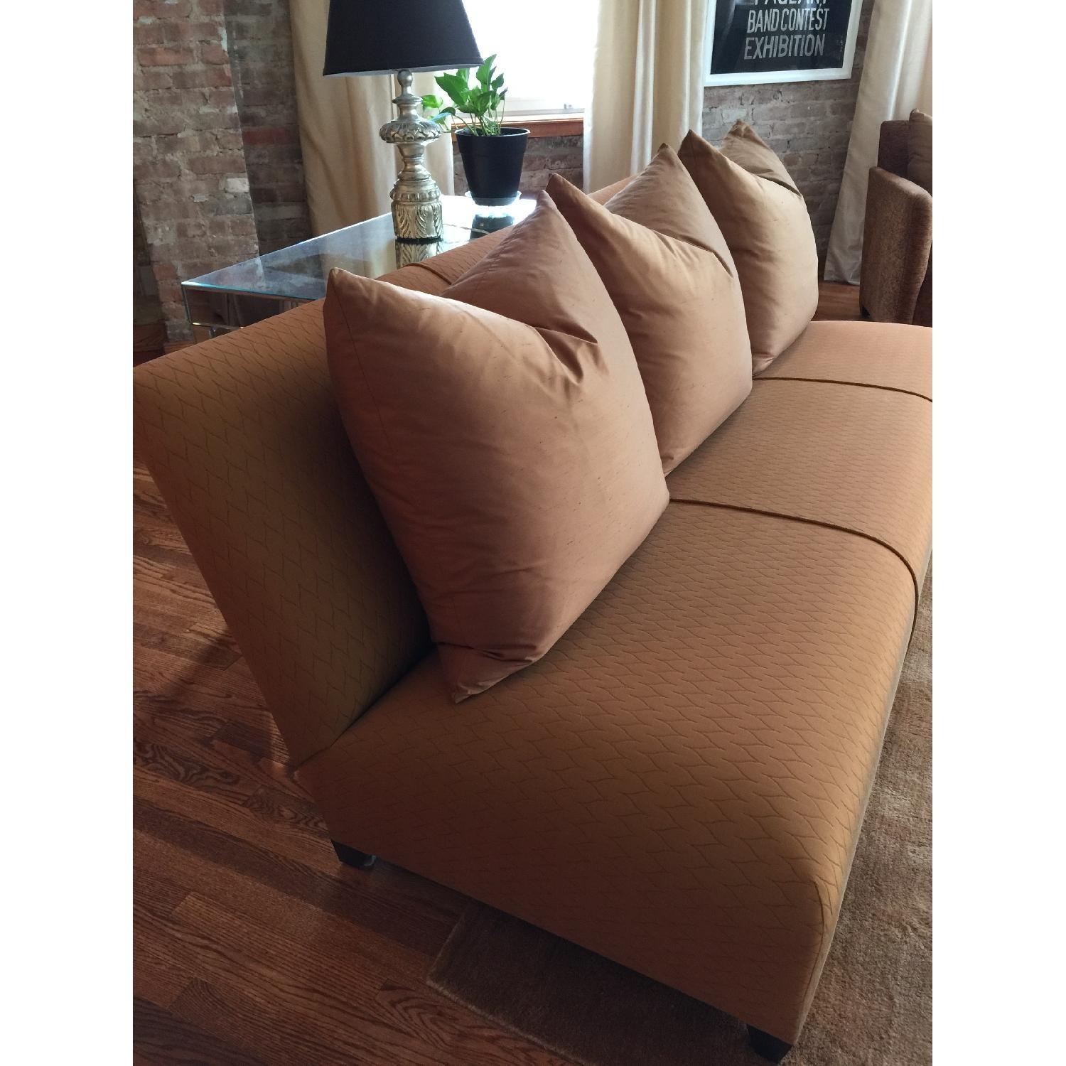 Donghia Armless Silk & Down Sofa - image-3