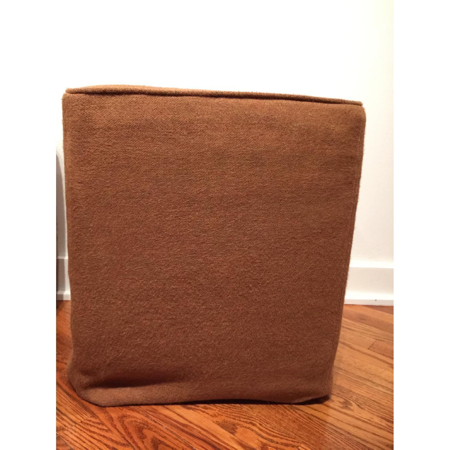 Custom Slipcovered Cube/Ottoman/Stool - image-1