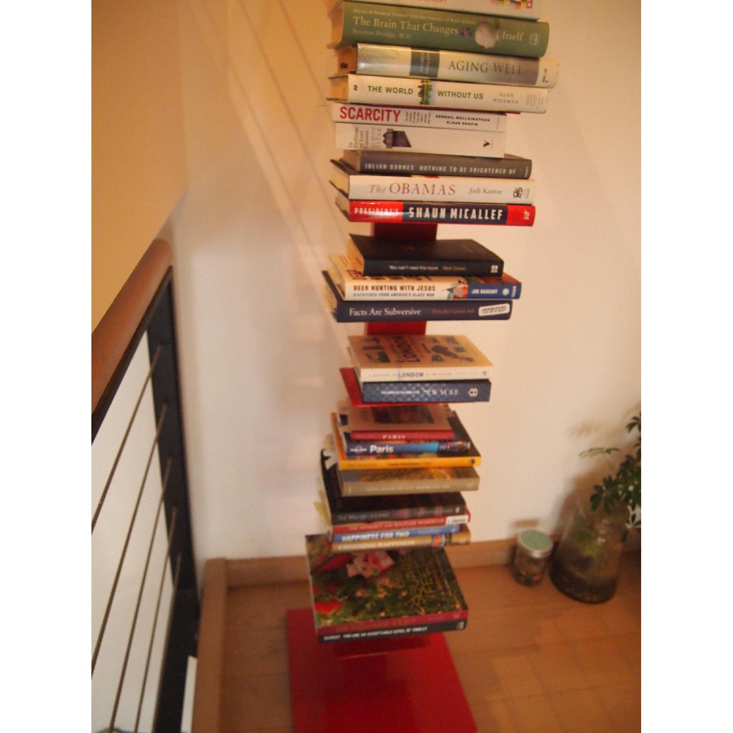 CB2 Red Bookshelf - image-3