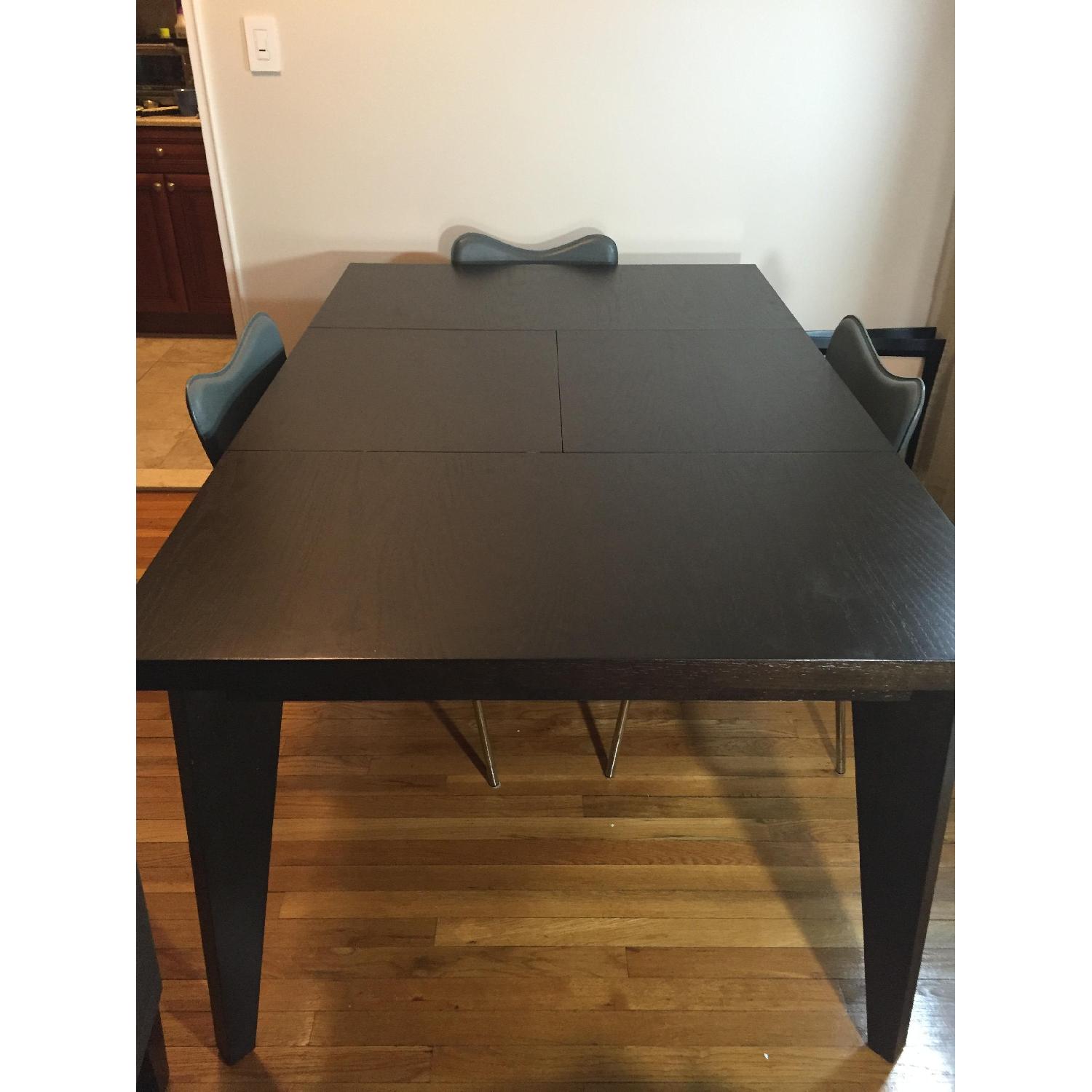 West Elm Angle Leg Expandable Table w/ Built in Leaf - image-5