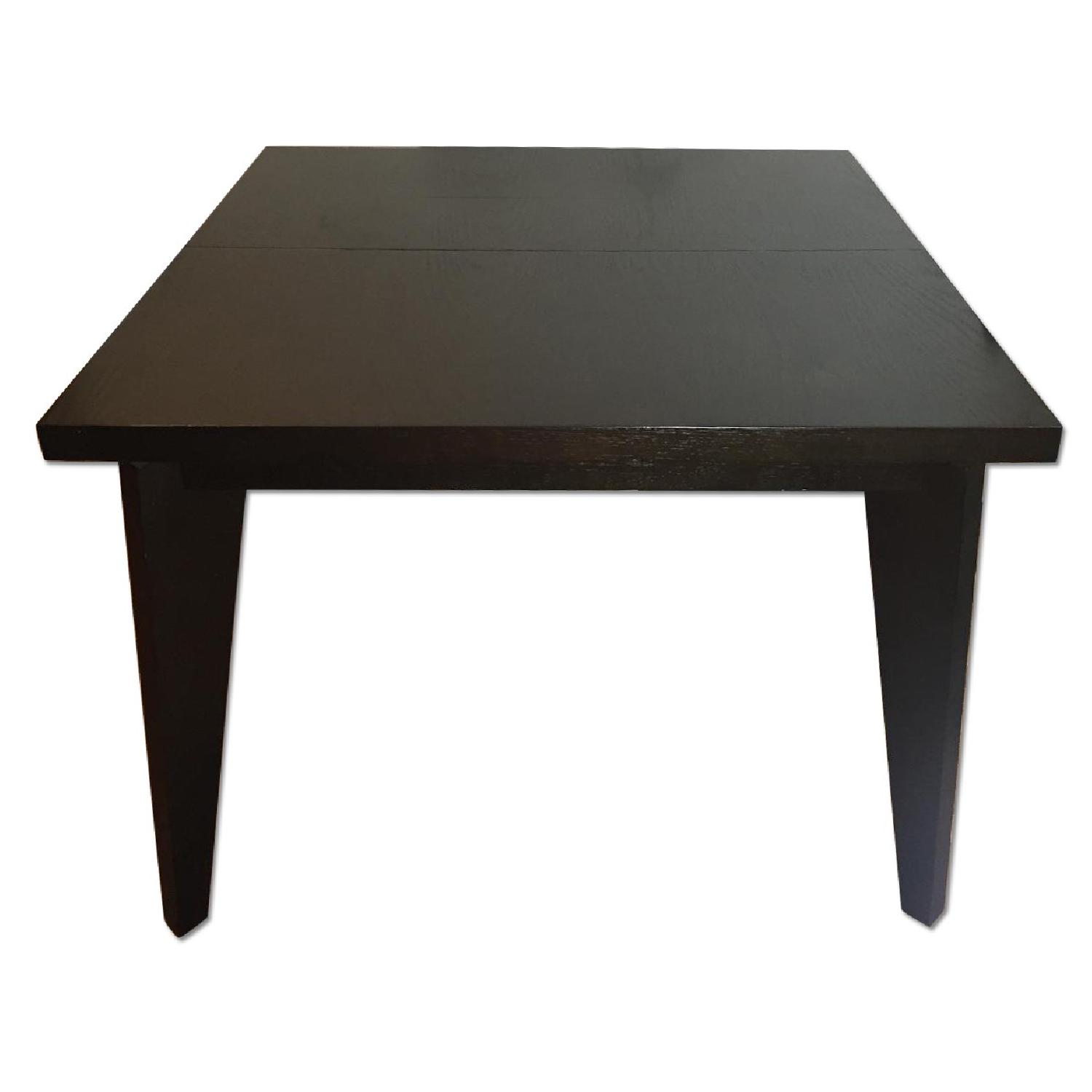 West Elm Angle Leg Expandable Table w/ Built in Leaf - image-0
