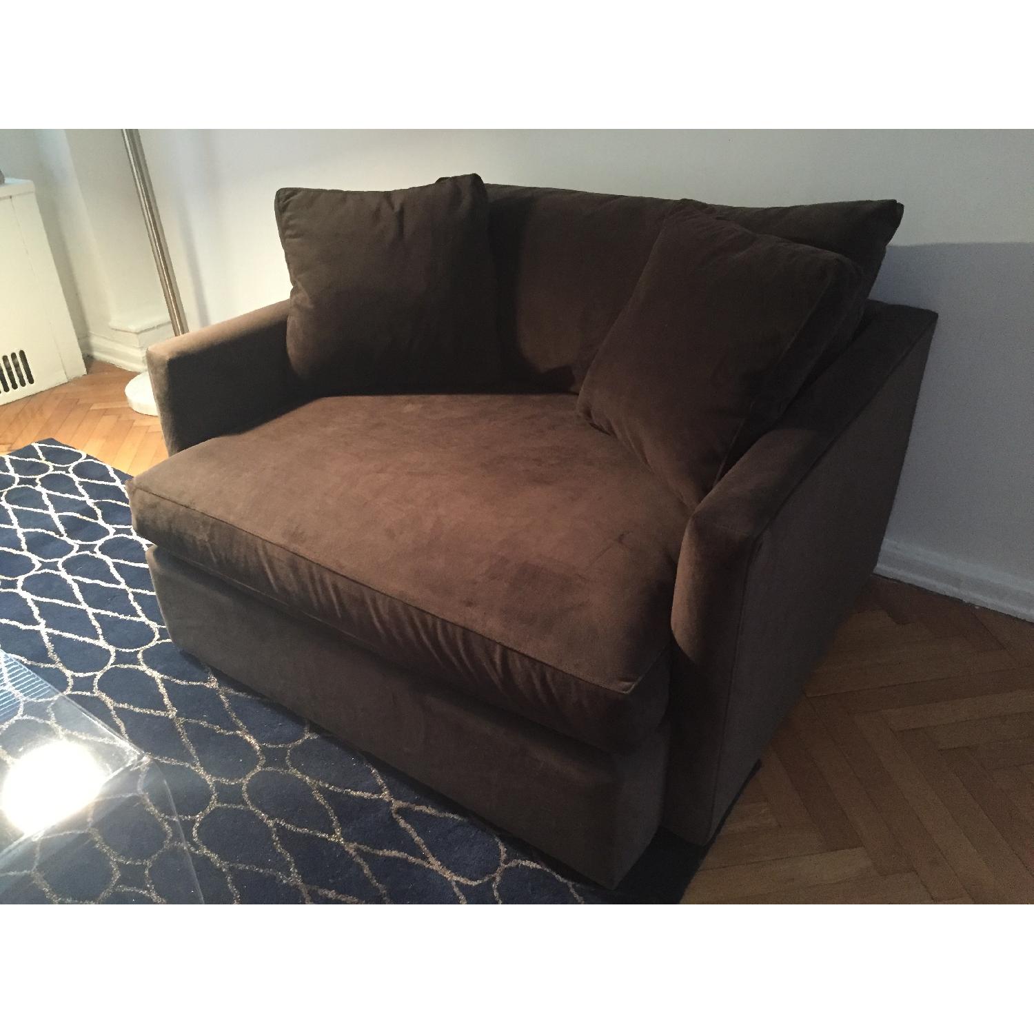 Crate & Barrel Lounge Chair and a Half - image-3