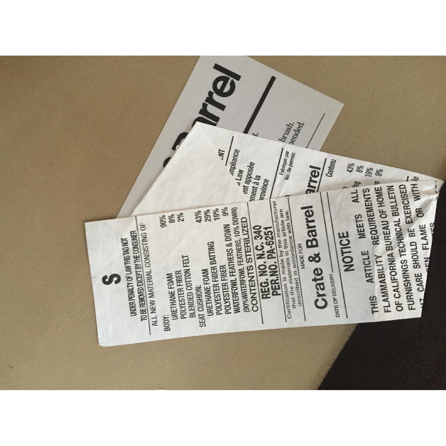 Crate & Barrel Lounge Chair and a Half - image-5