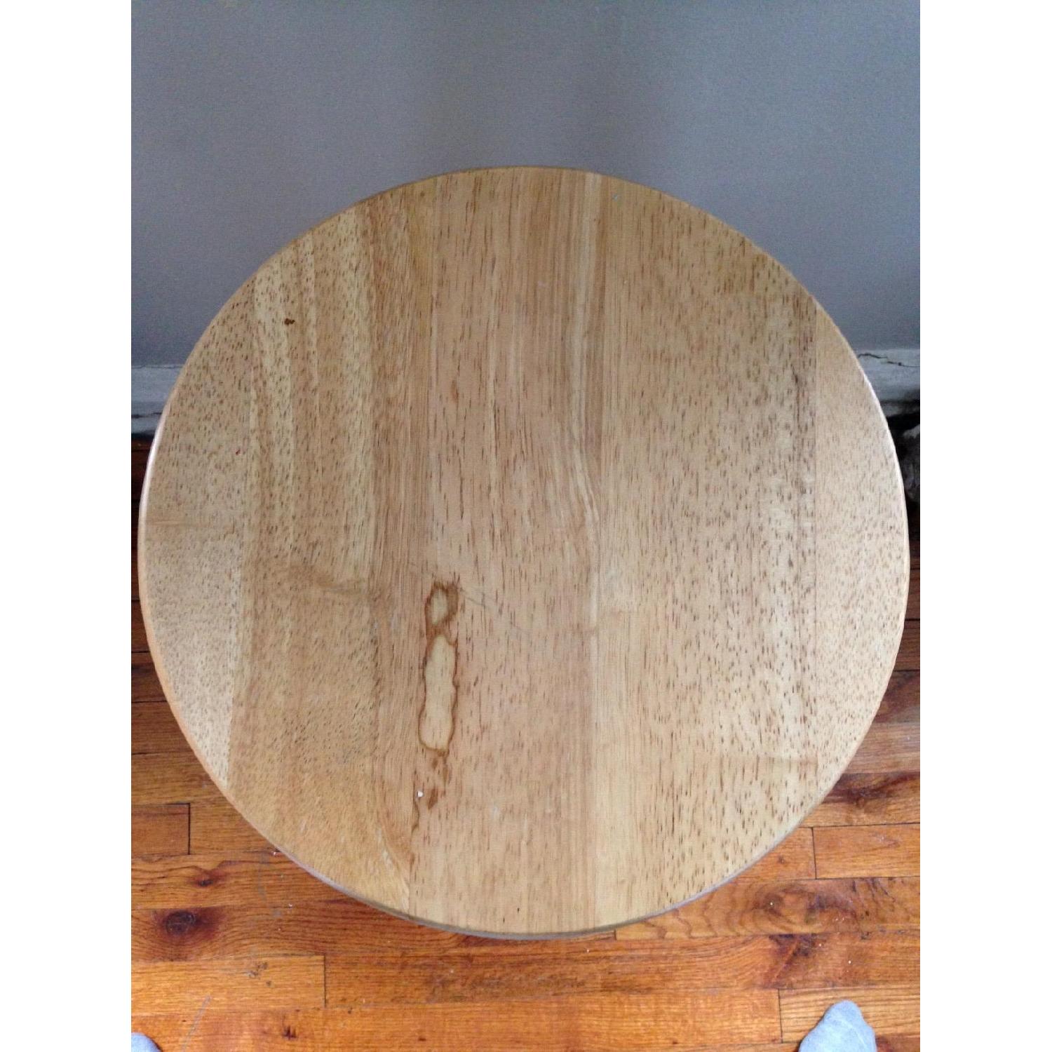 Light Wood Bar Stools - Pair - image-3