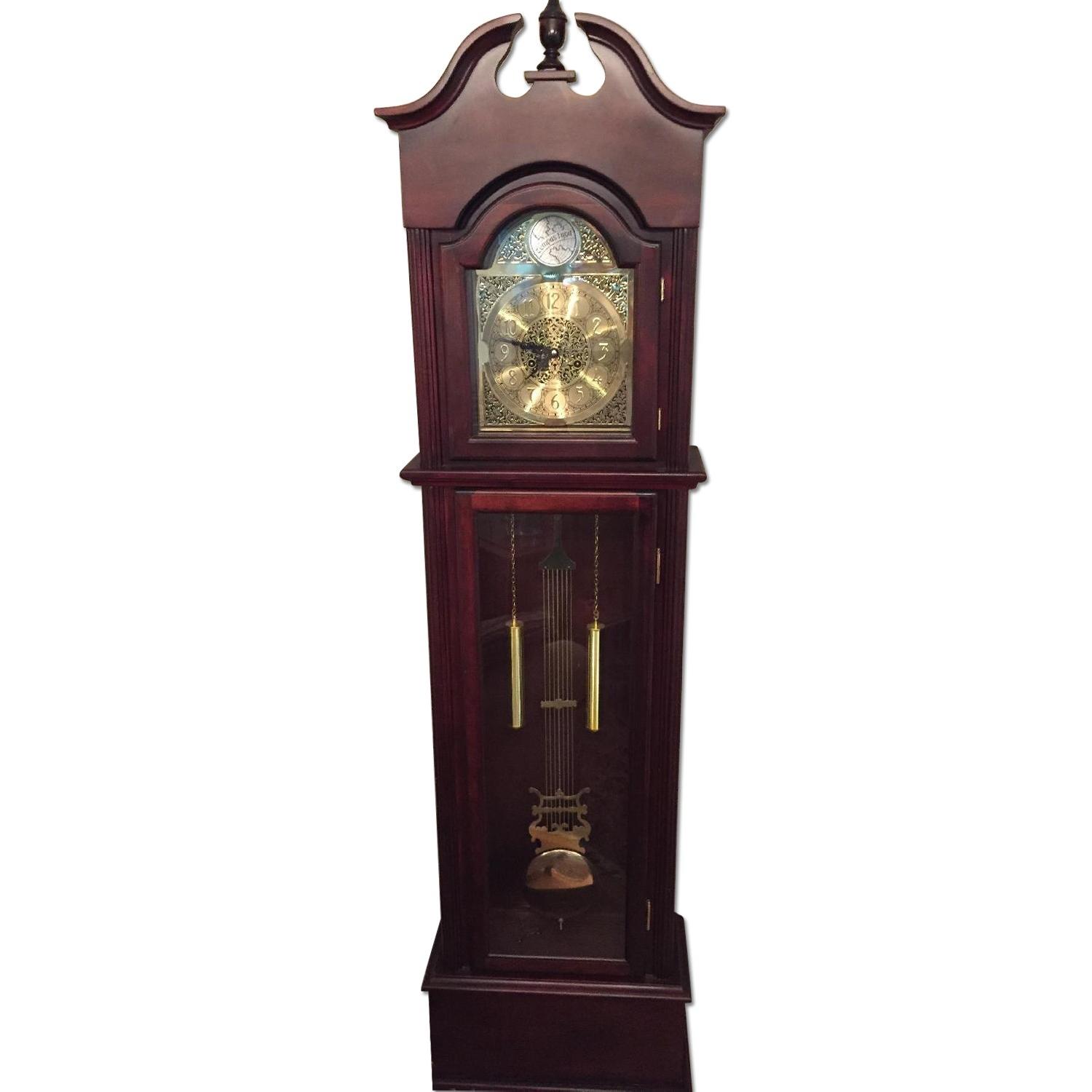 Grand Father Clock w/ Chime & Manual Winding w/ Key - image-0