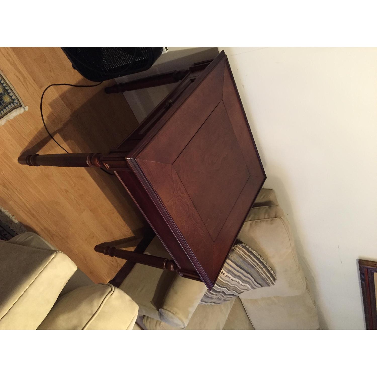 Table w/ Built In Chess & Checkers Game Boards - image-2