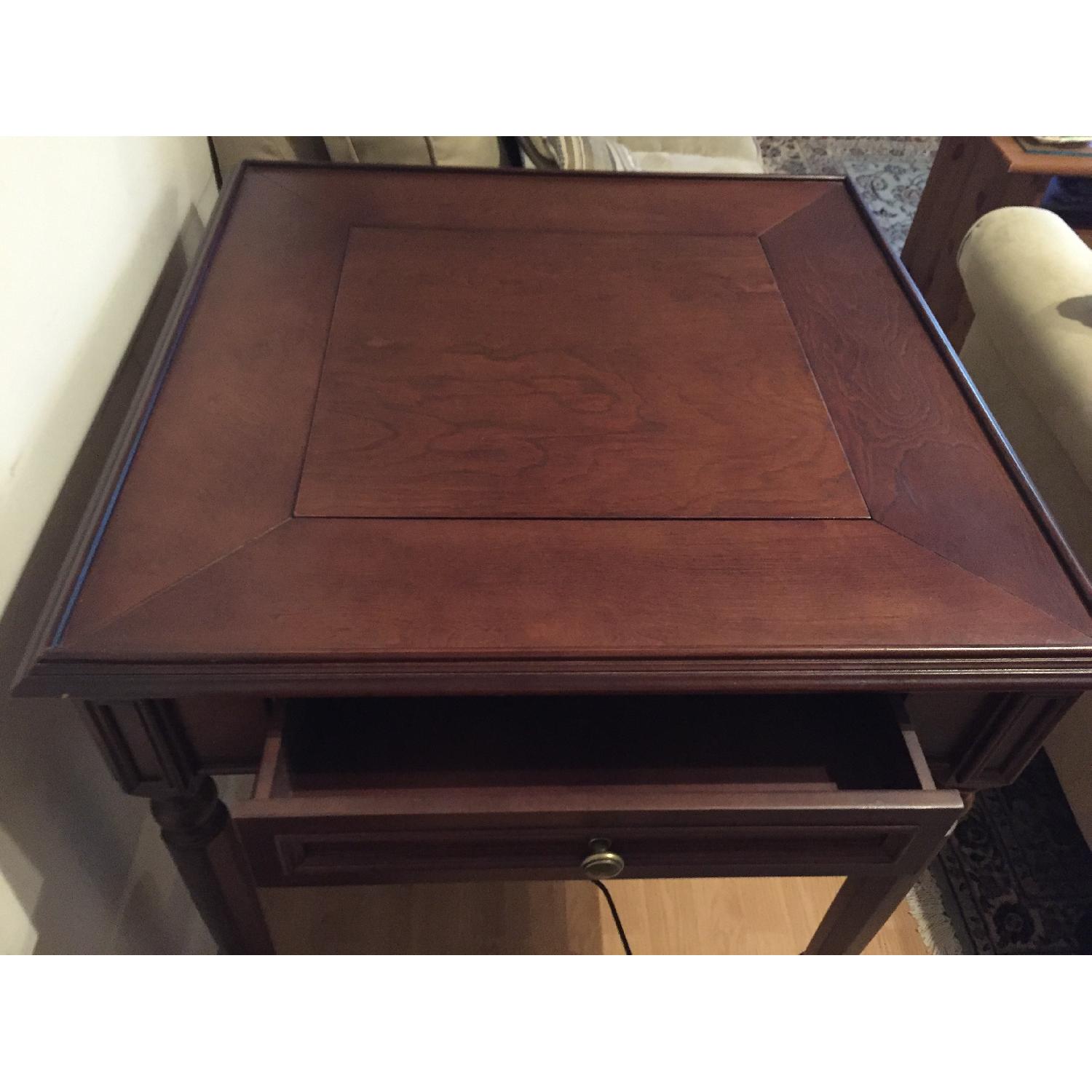 Table w/ Built In Chess & Checkers Game Boards - image-5