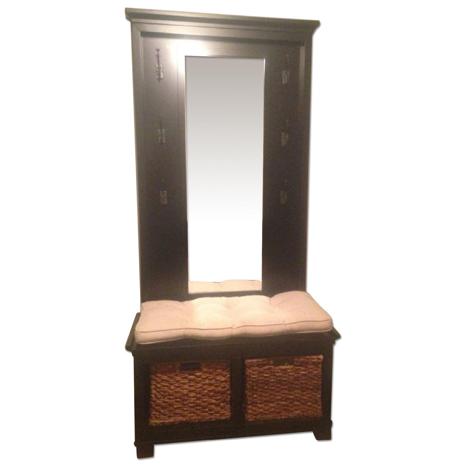 hall tree crate and barrel