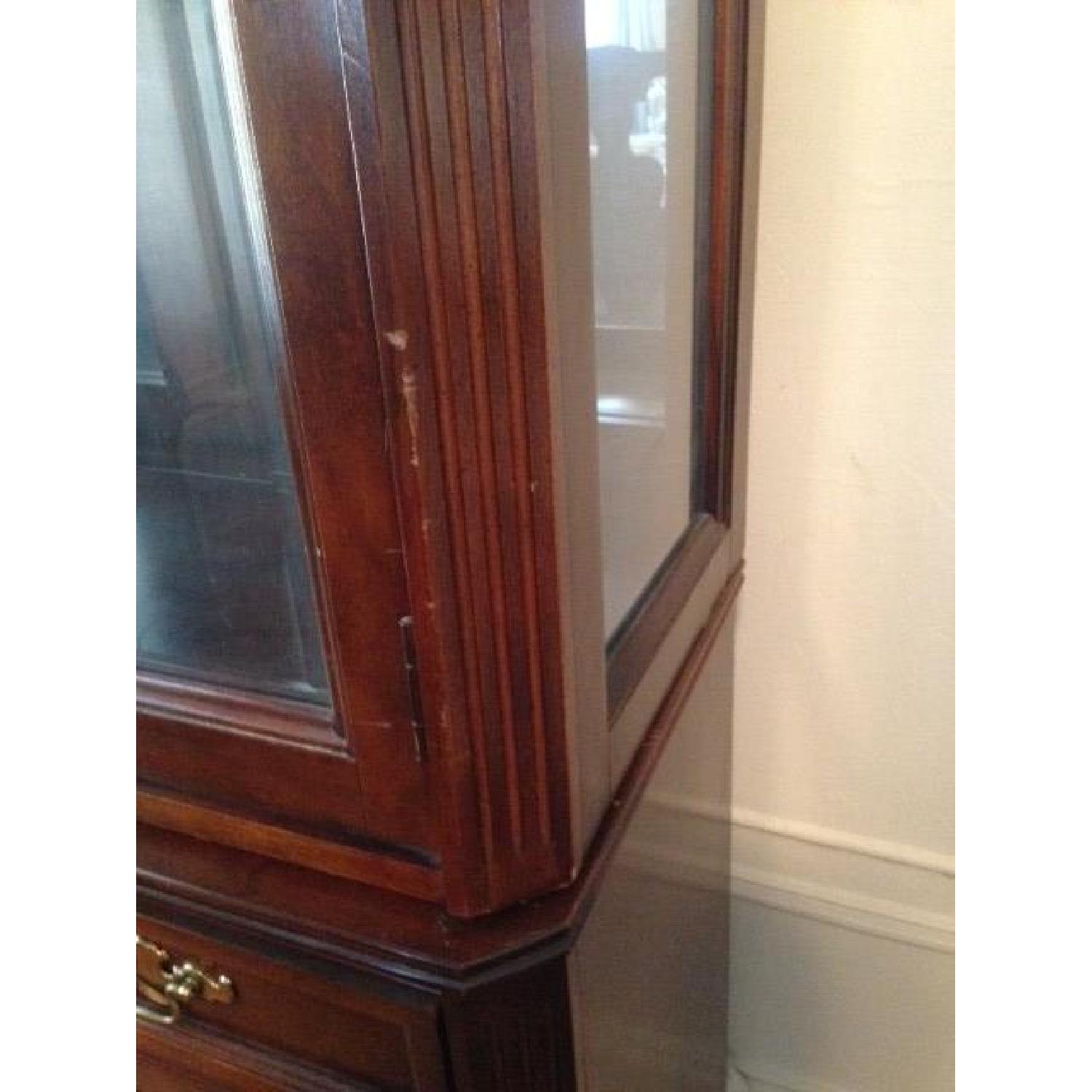 Pottery Barn Lighted China Cabinet - image-2