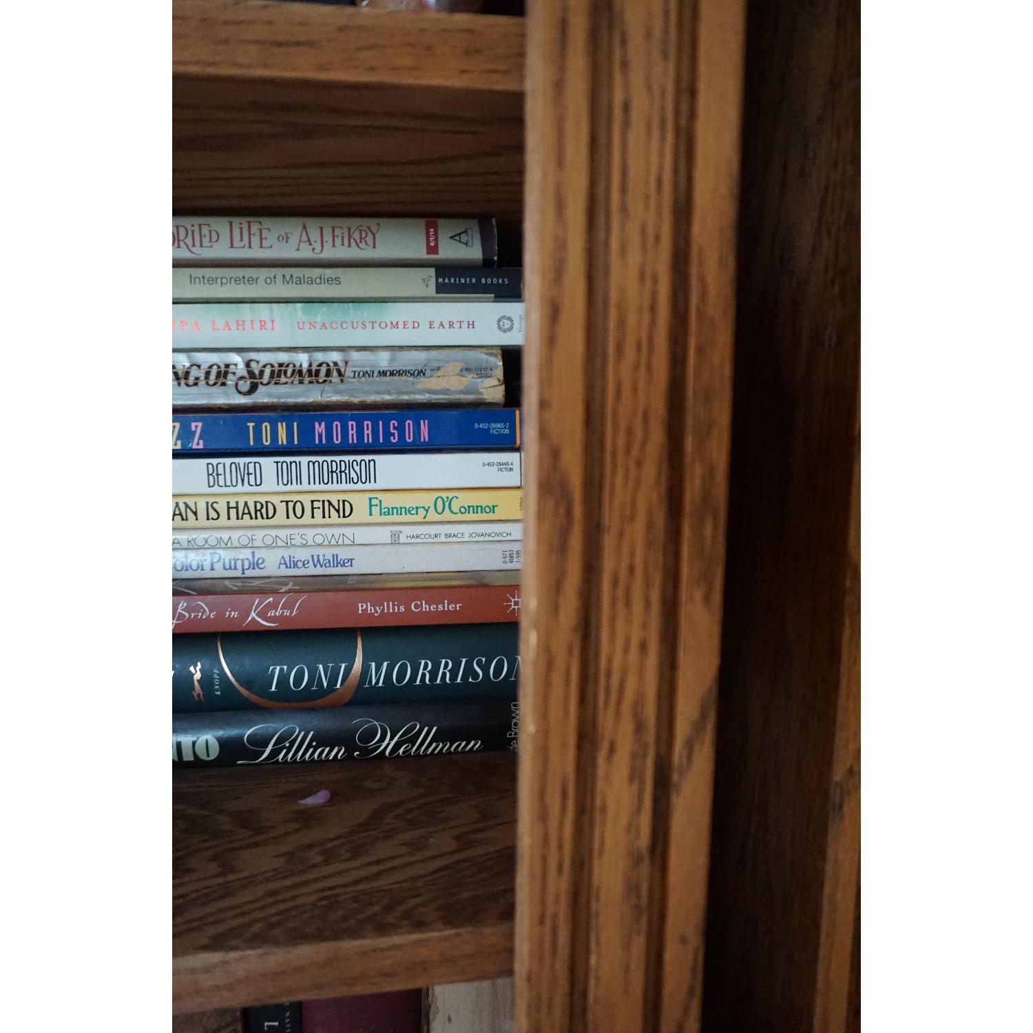 Gothic Cabinet Craft Solid Oak Wood Bookcases - Set of 3 - image-4