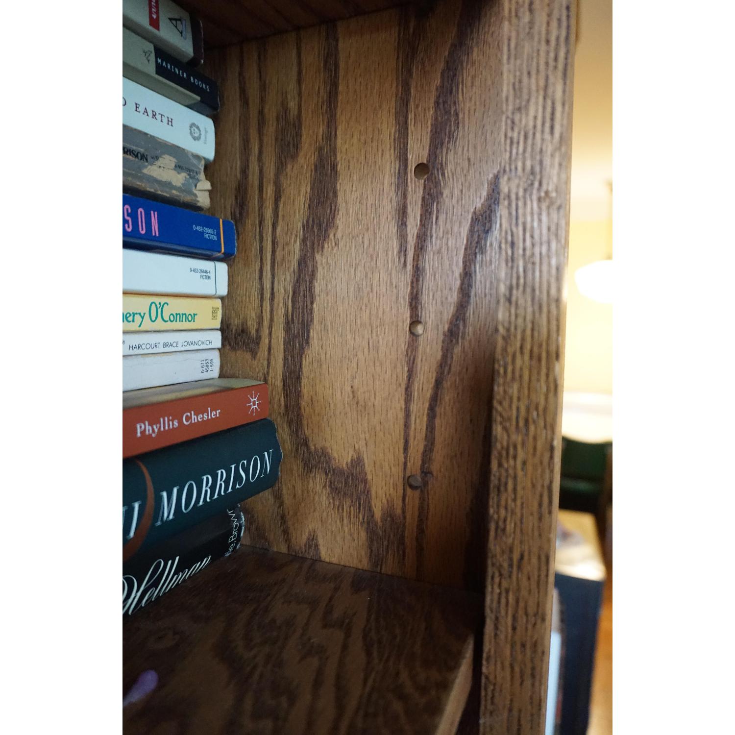 Gothic Cabinet Craft Solid Oak Wood Bookcases - Set of 3 - image-5