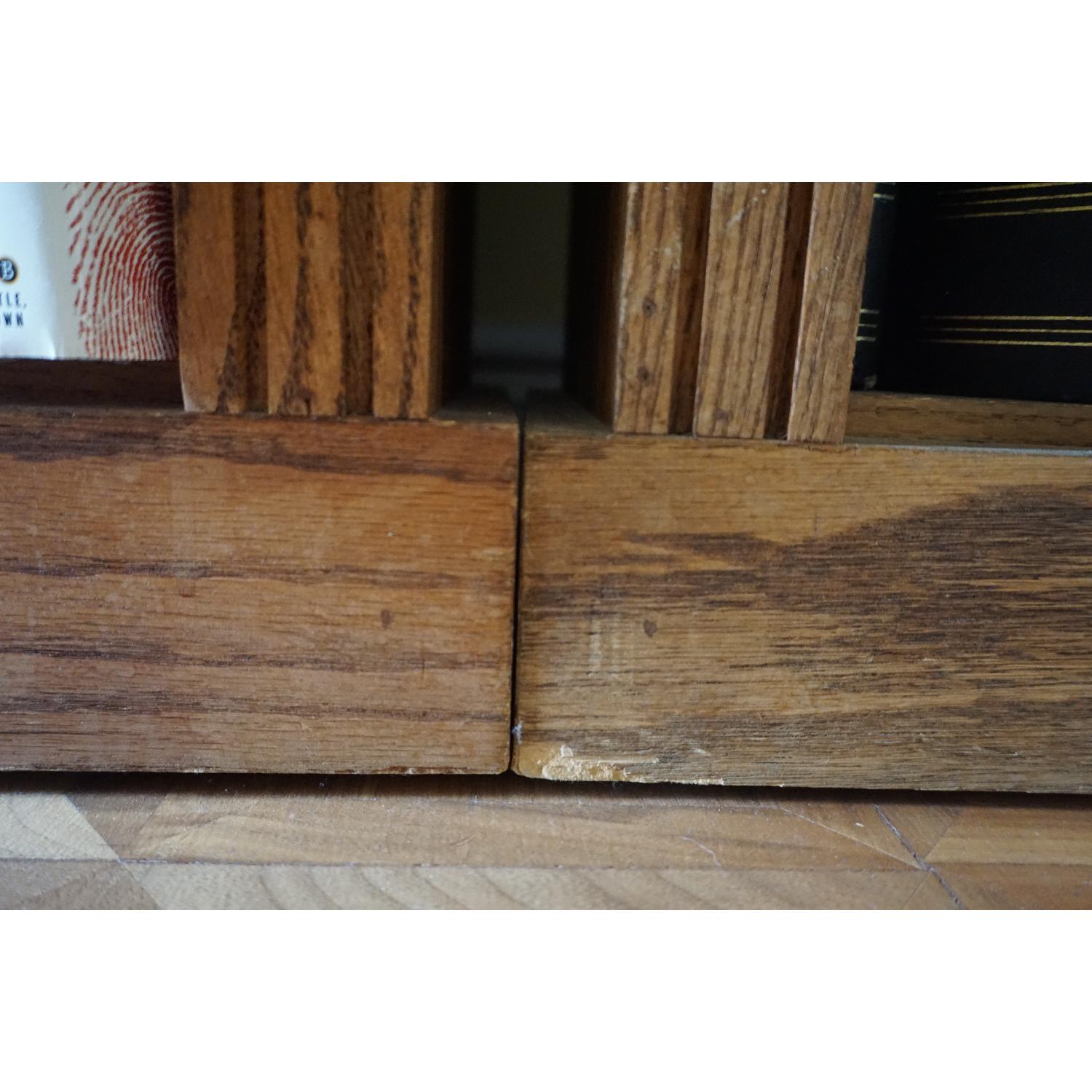 Gothic Cabinet Craft Solid Oak Wood Bookcases - Set of 3 - image-6