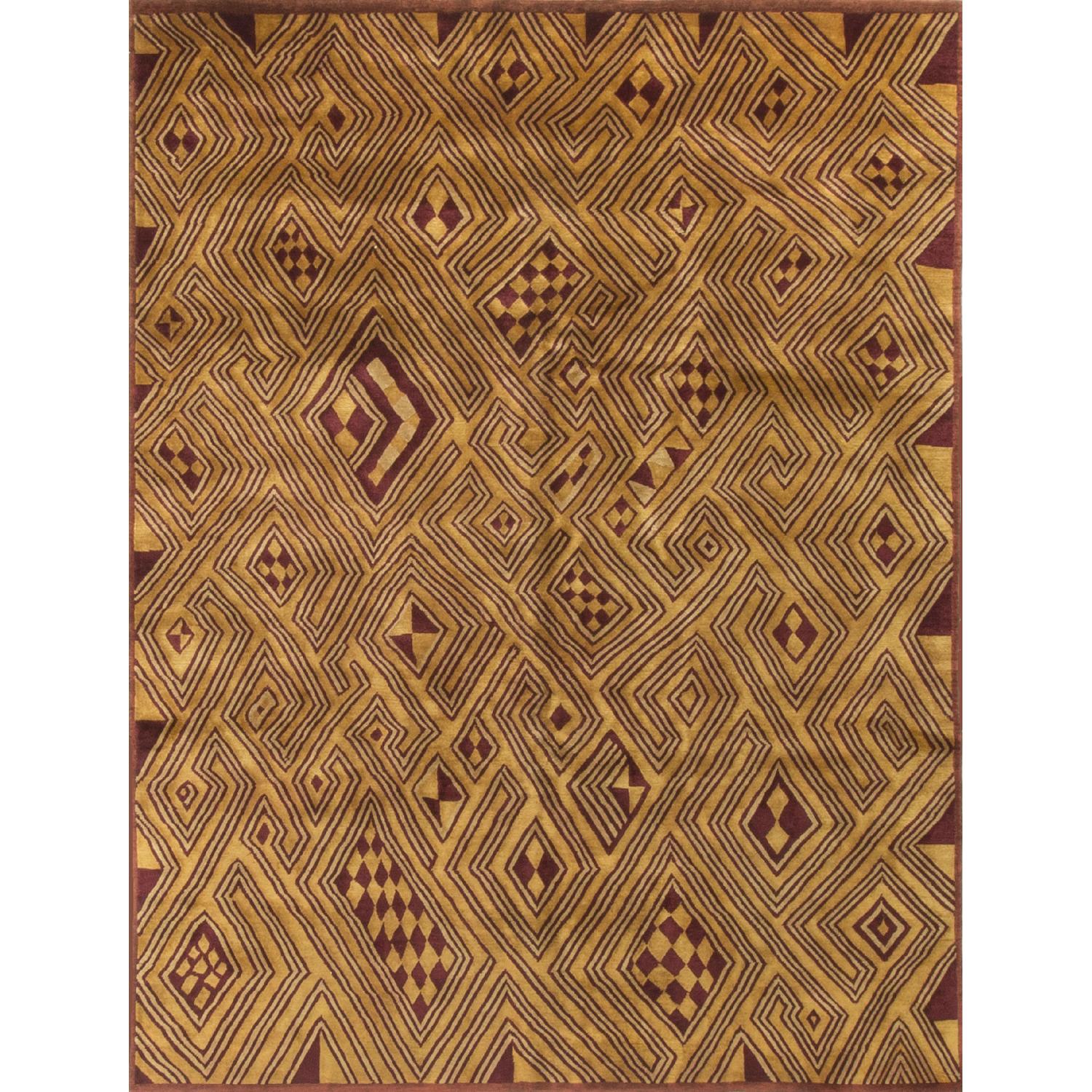 Modern Contemporary Hand Knotted Wool Rug - image-0