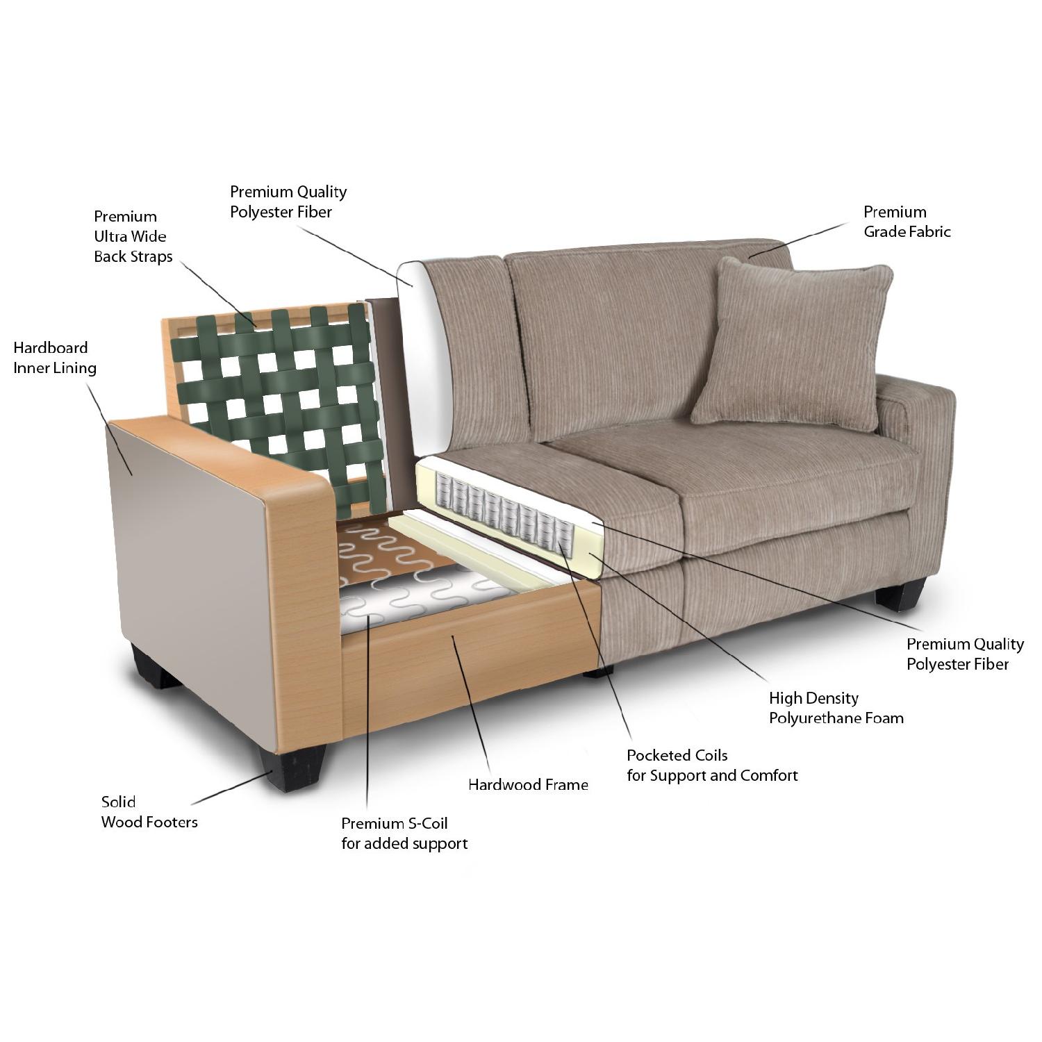Serta Fabric Loveseat - image-7