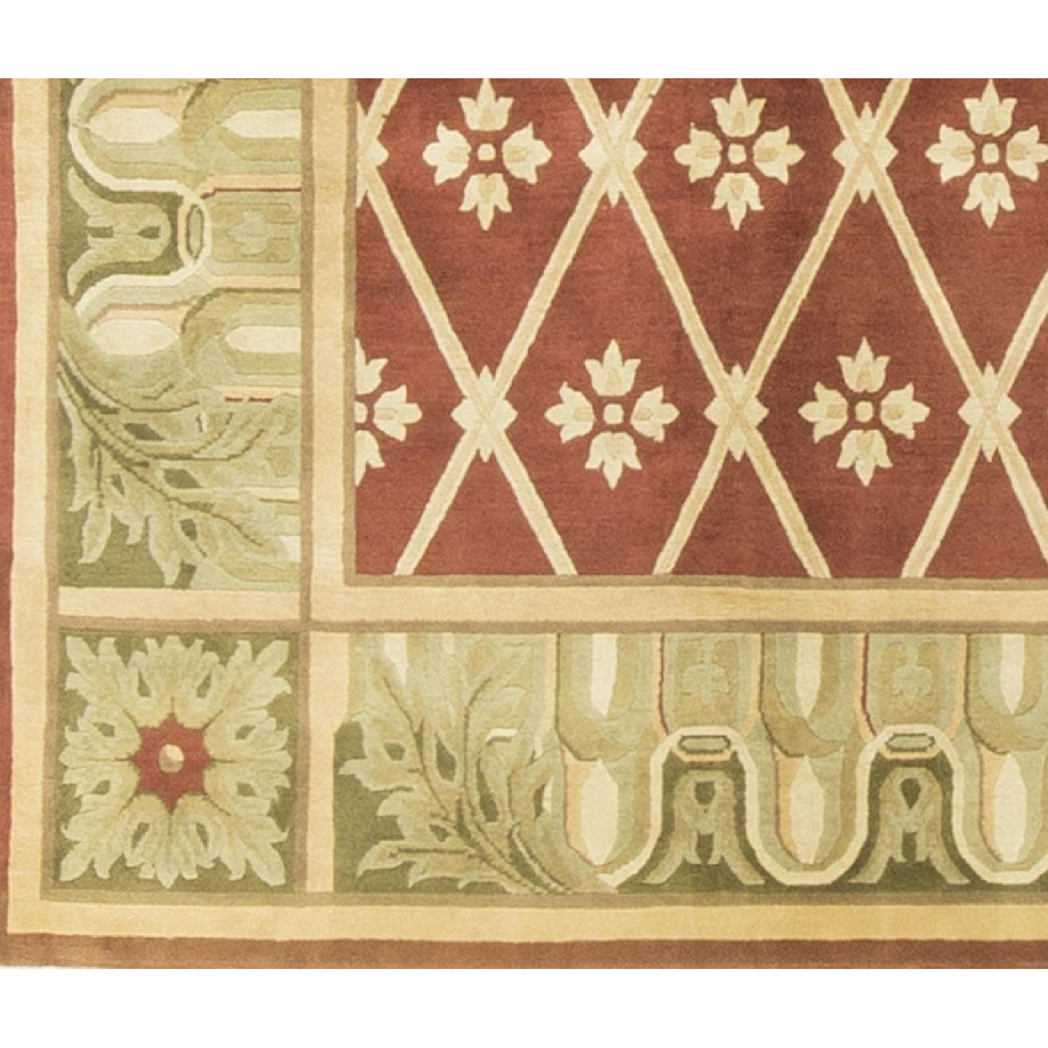 Modern Contemporary Hand Knotted Wool Rug - image-2