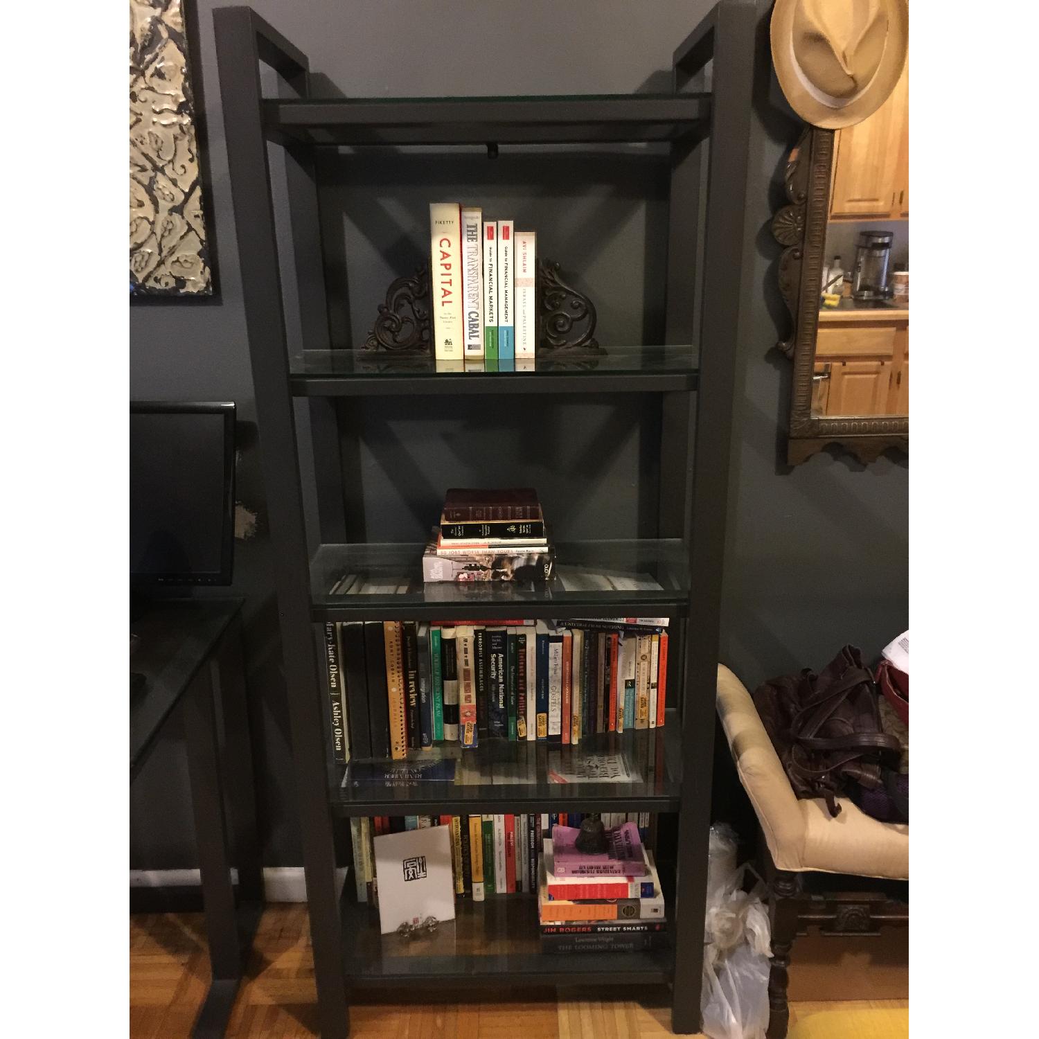 Crate & Barrel 3-Piece Pilsen Graphite Office Set - image-5