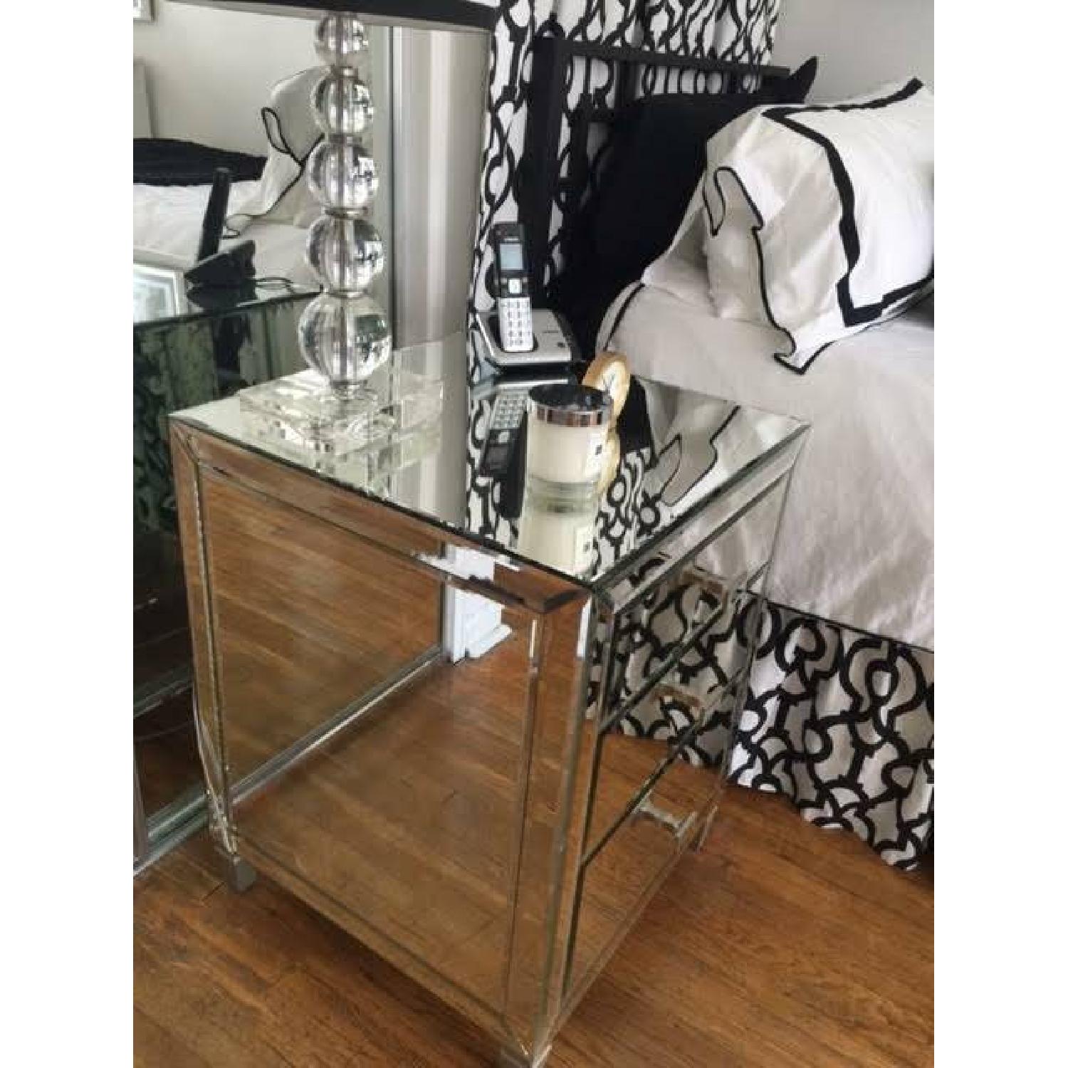 Mirrored Side Table - image-2