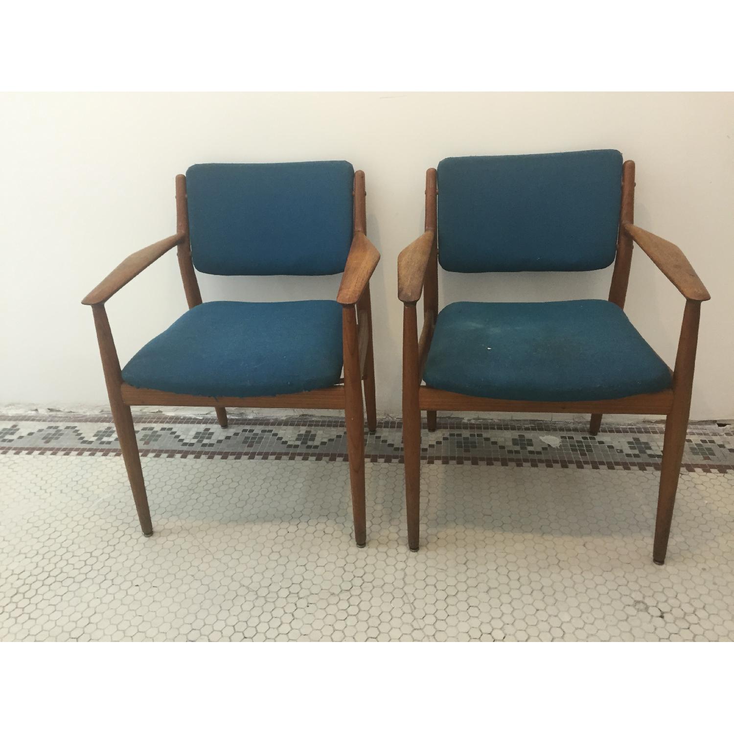 Arne Vodder Danish Mid Century Chairs - Pair - image-1