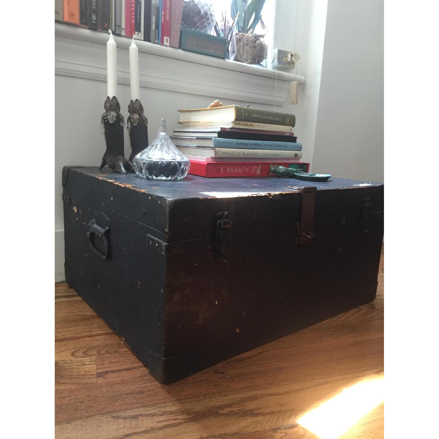 Vintage Wood Chest - image-1