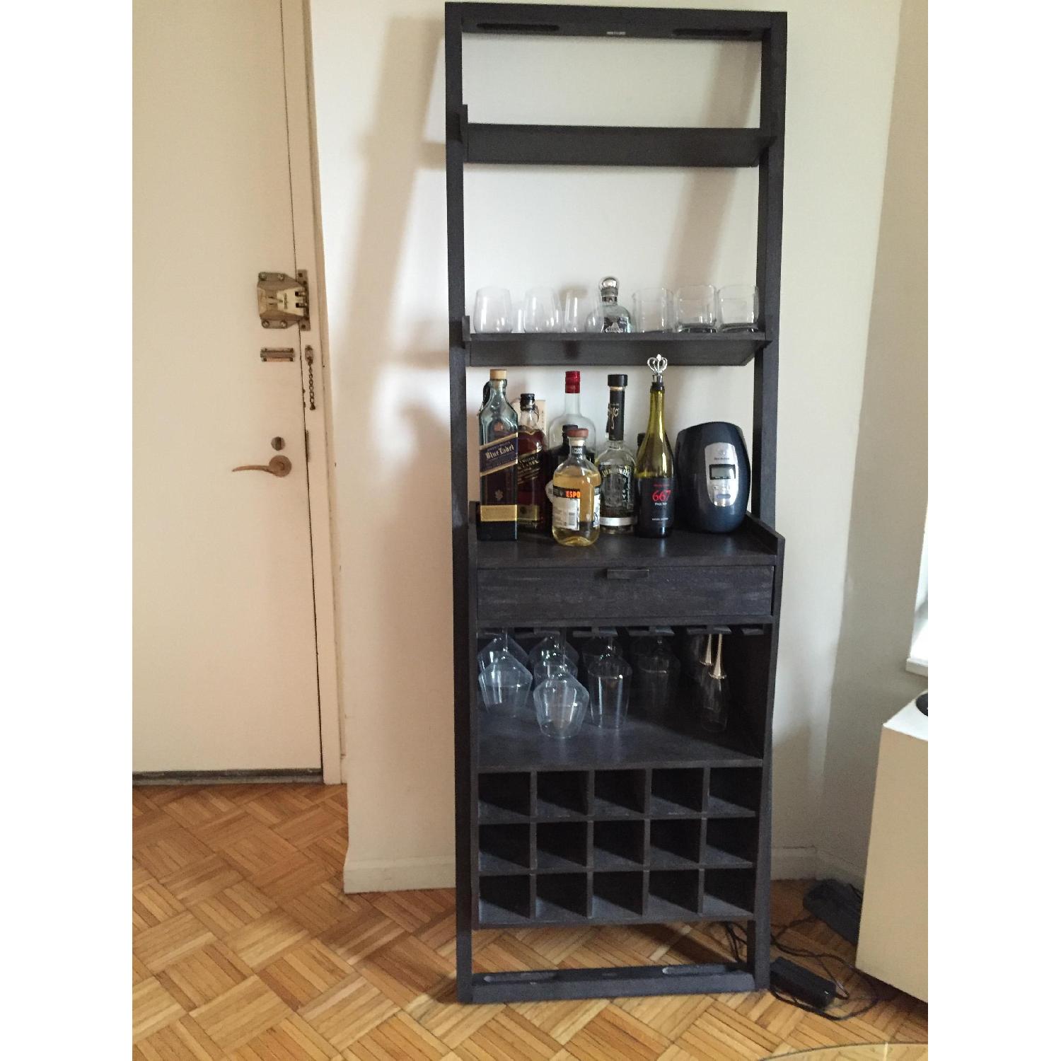 Crate & Barrel Bar Stand - image-1