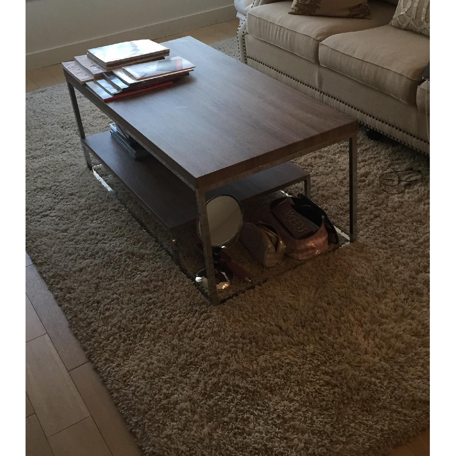 Light Brown Coffee Table - image-3