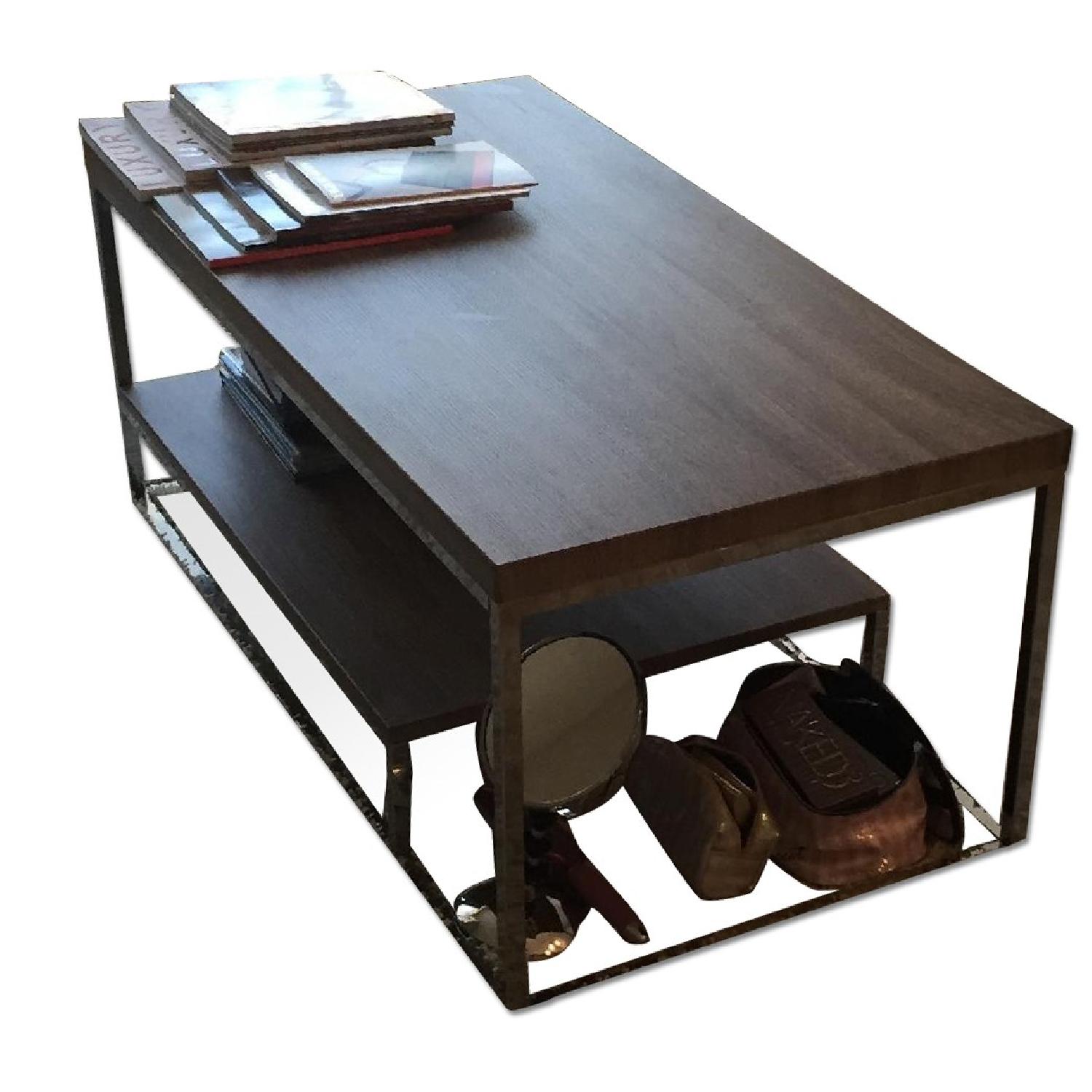 Light Brown Coffee Table - image-0