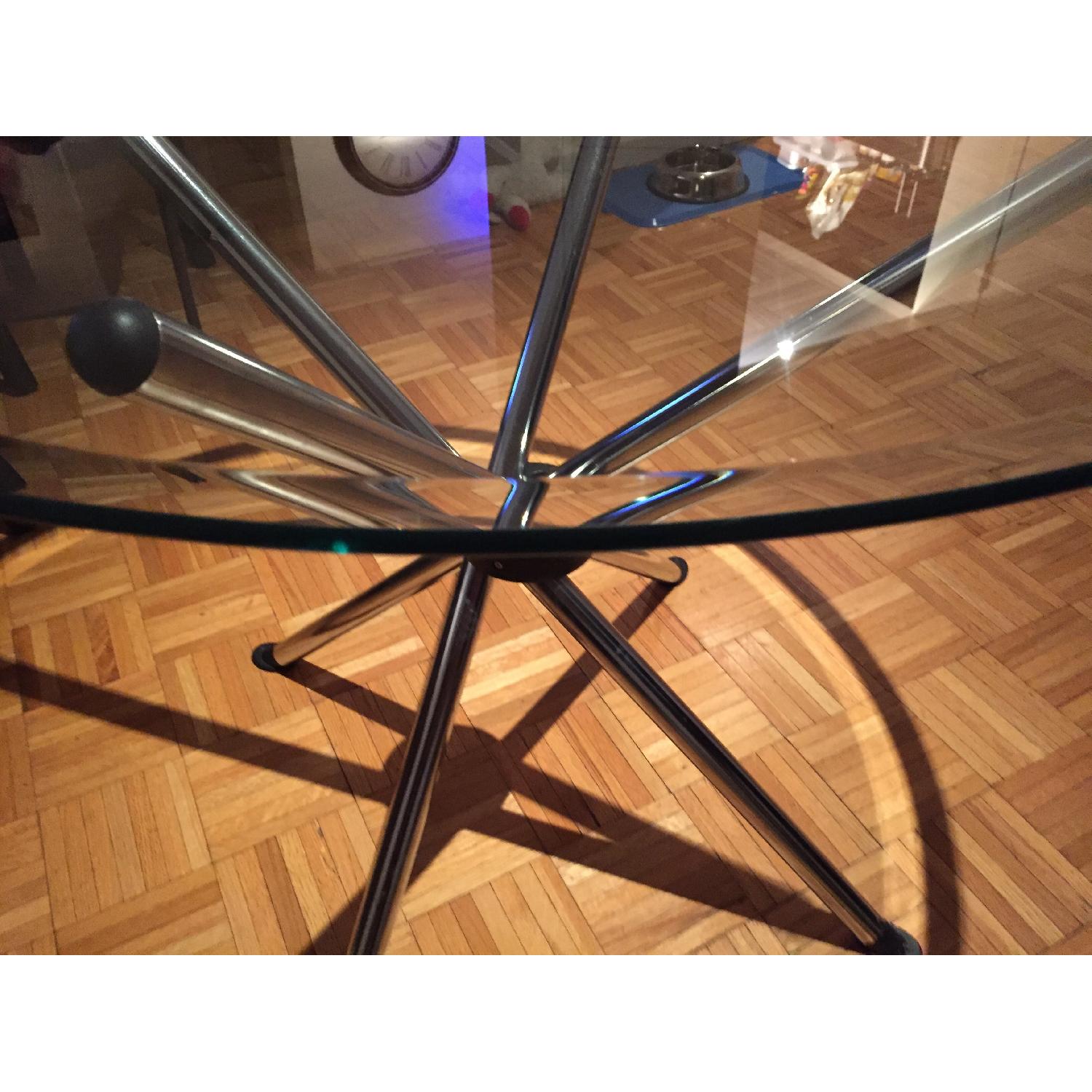 Glass Round Dining Table - image-3