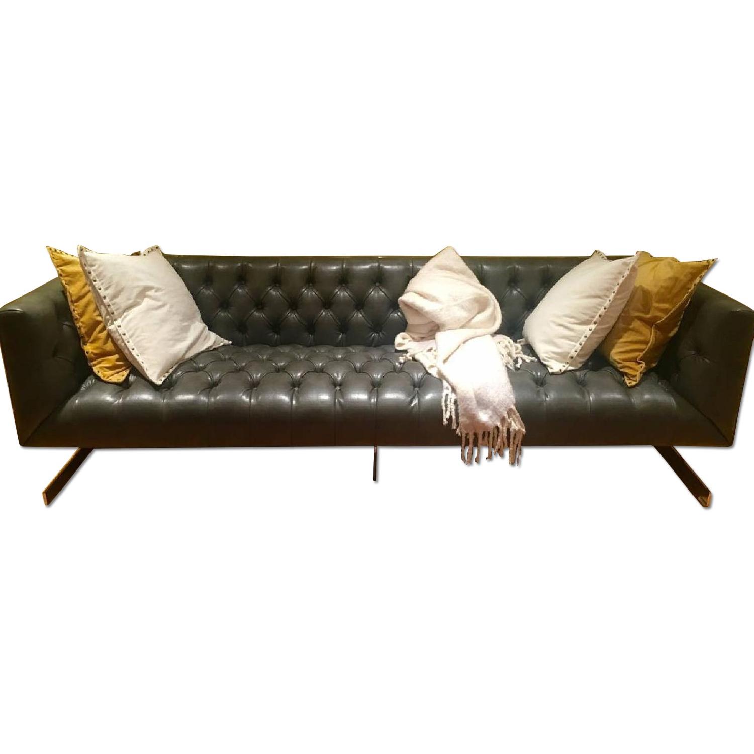 Z Gallerie Gray Skyler Sofa AptDeco