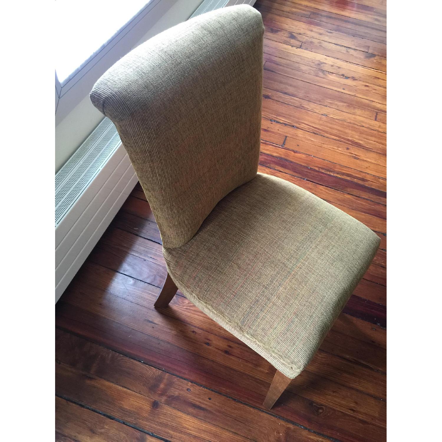 Crate & Barrel Upholstered Dining Chairs - Pair - image-4