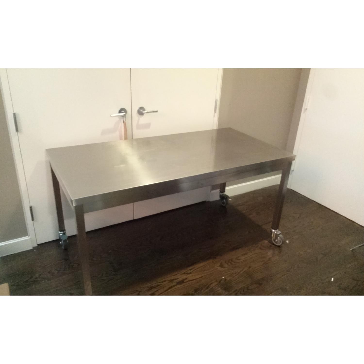 Design Within Reach Quovis Stainless Steel Table - image-1