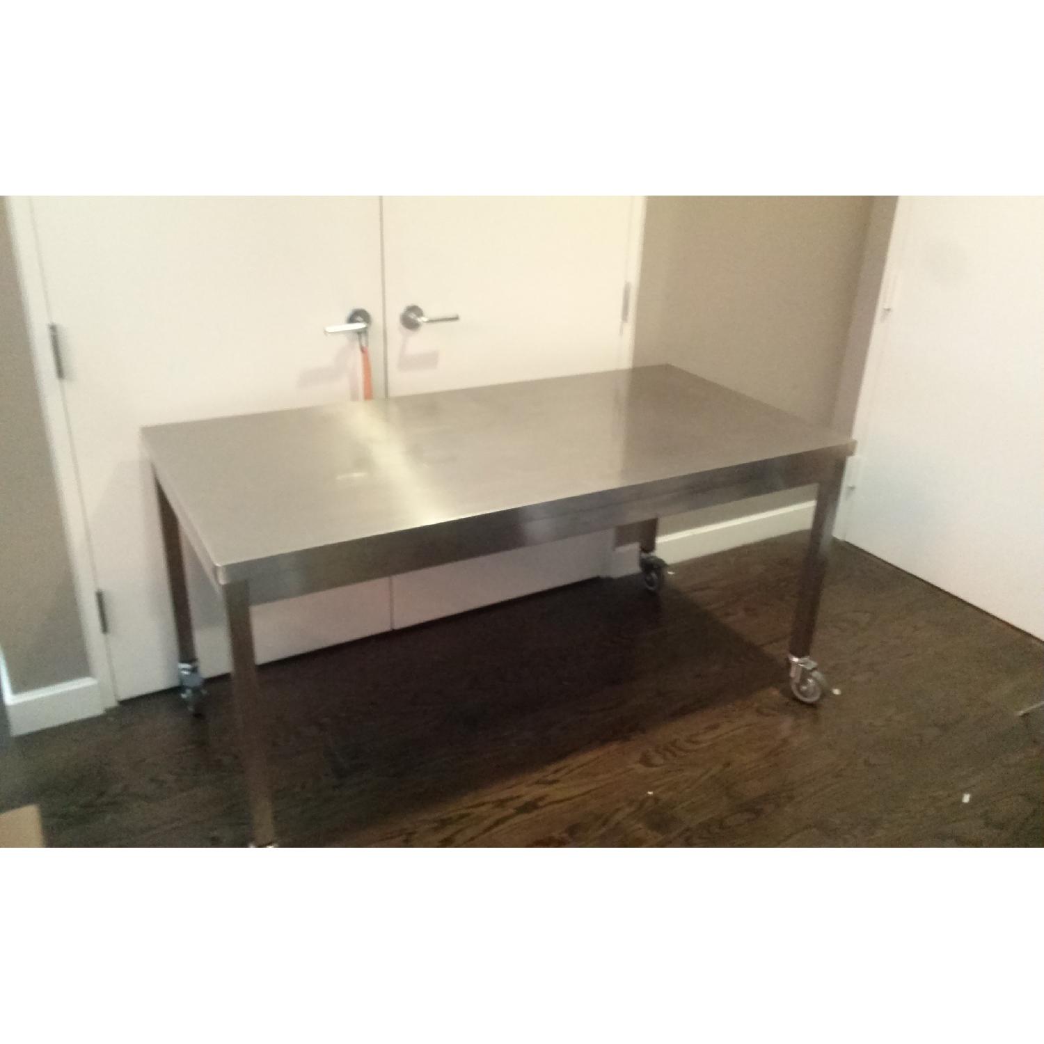 Design Within Reach Quovis Stainless Steel Table - image-2