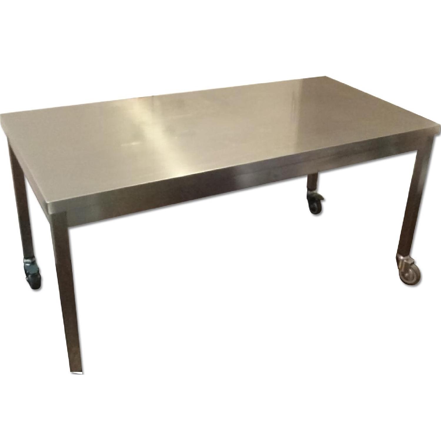 Design Within Reach Quovis Stainless Steel Table - image-0