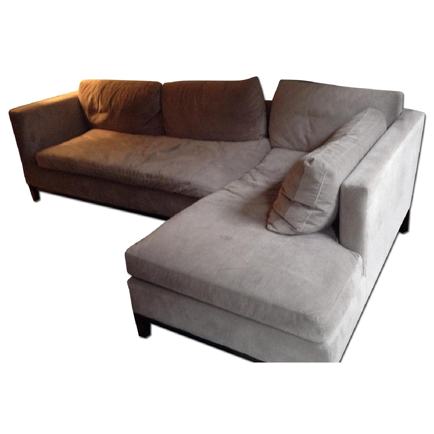 West Elm Blake Sectional Sofa w/ Chaise - image-0