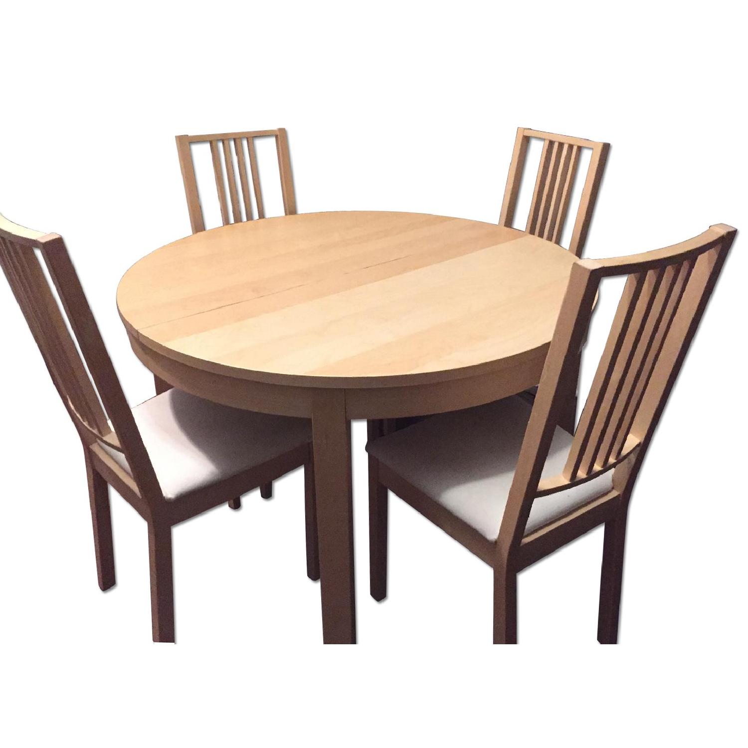 Ikea Dining Table w/ 4 Chairs - image-0
