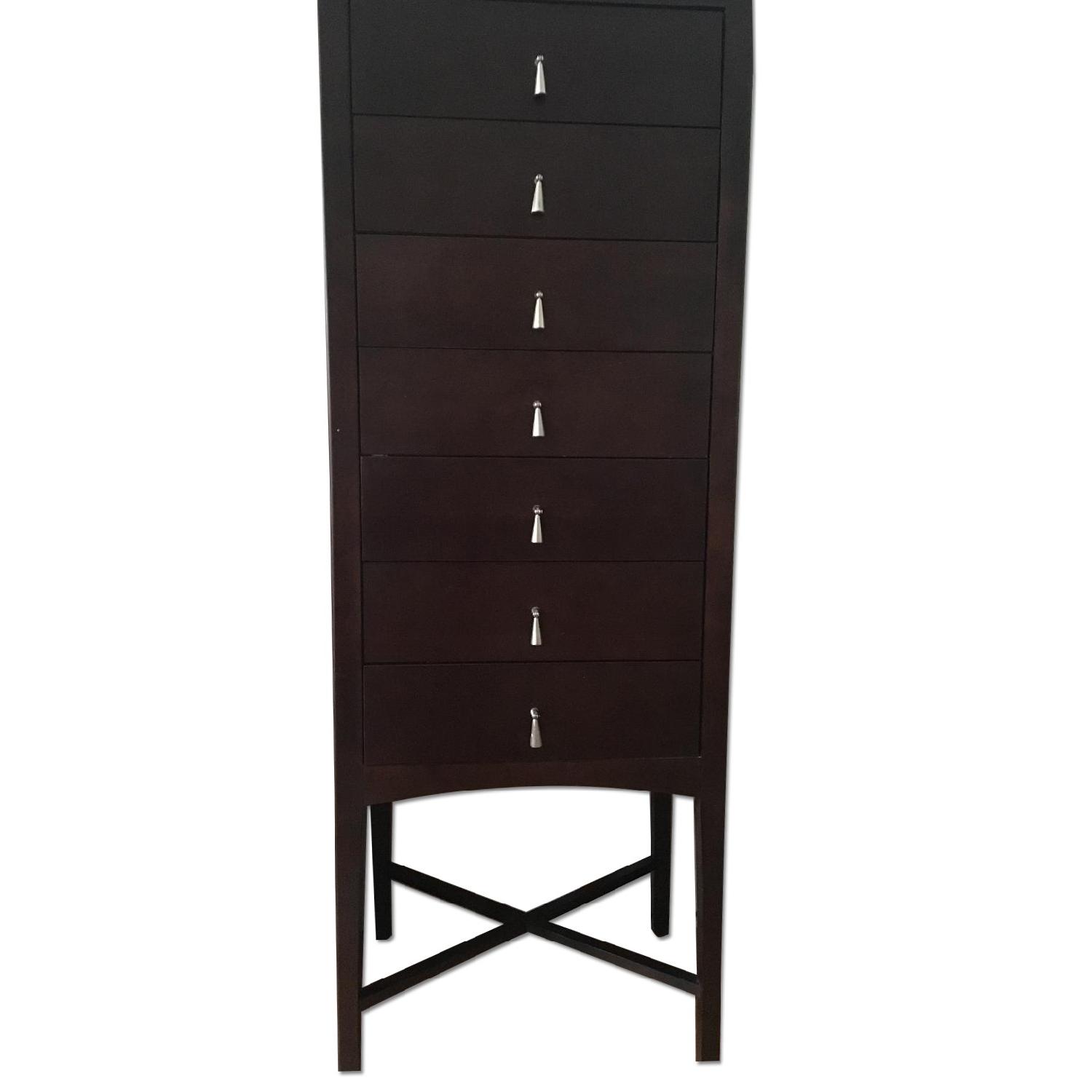 Bloomingdale's 7 Drawer Dark Wood Dresser - image-6