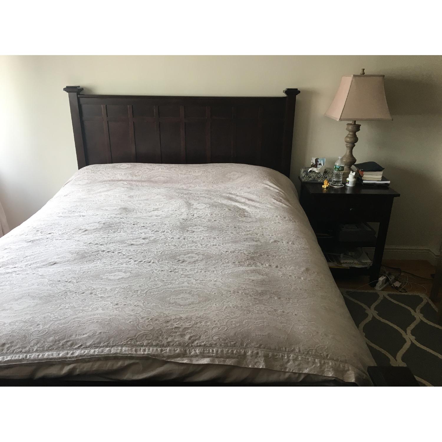 Crate & Barrel Queen Size Bed - image-1