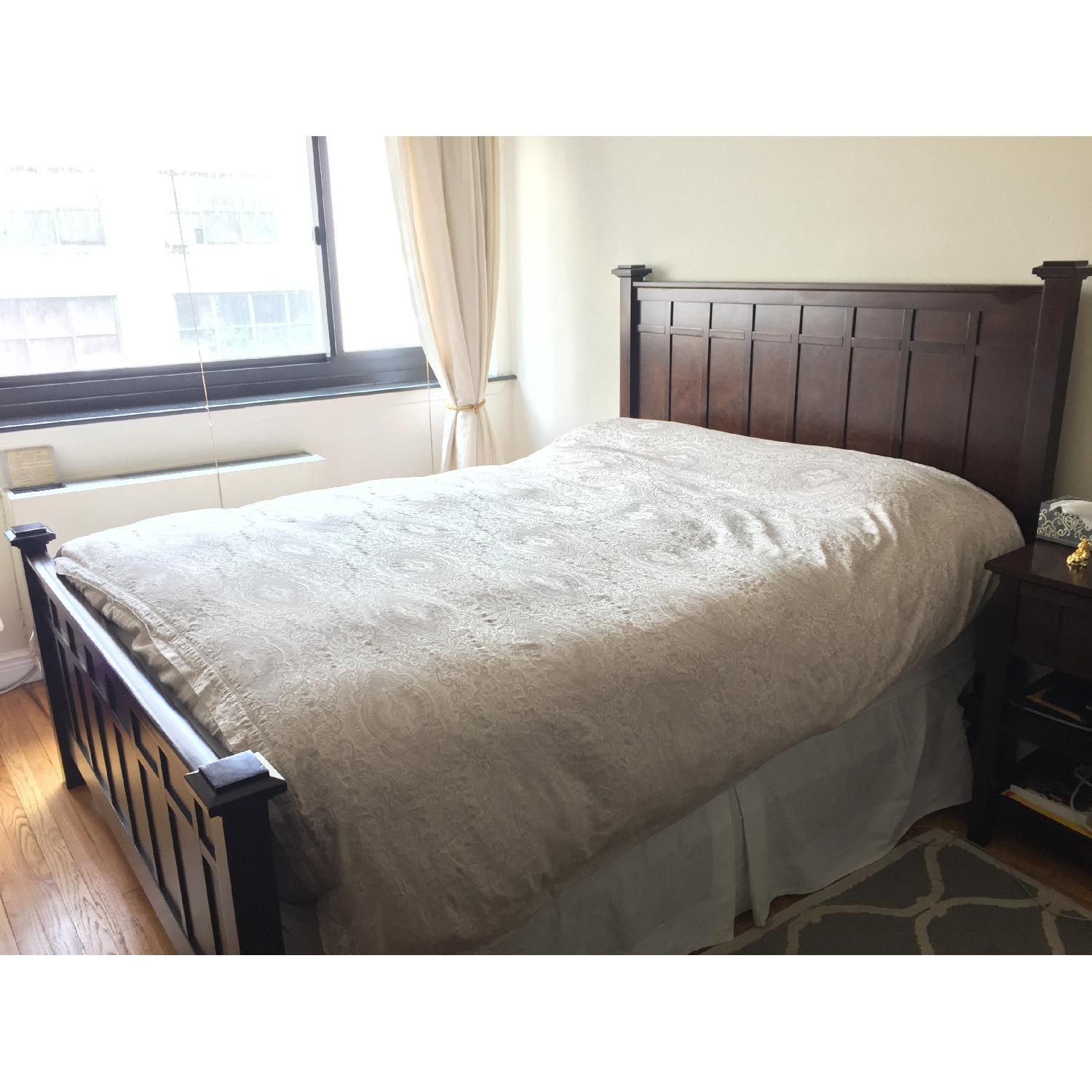 Crate & Barrel Queen Size Bed - image-2