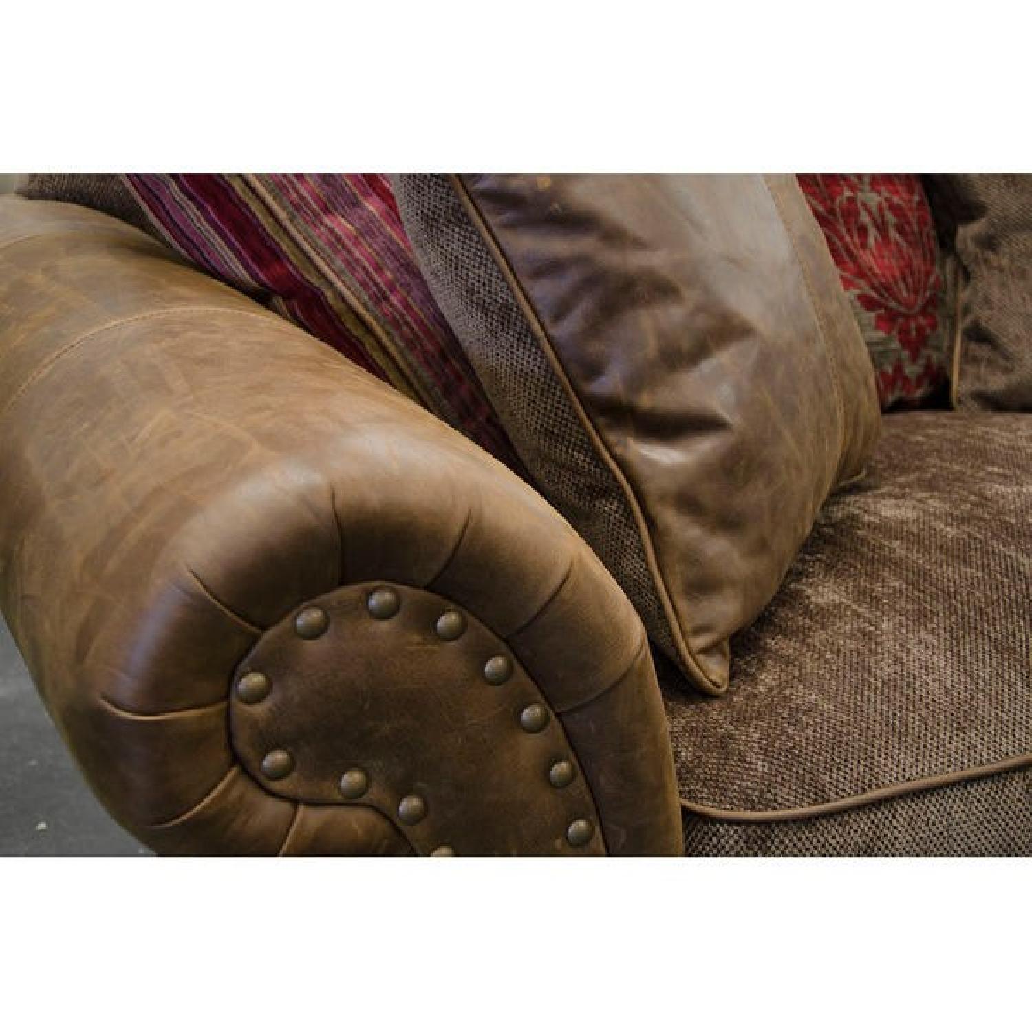 Victorian-Inspired Leather Sofa - image-2