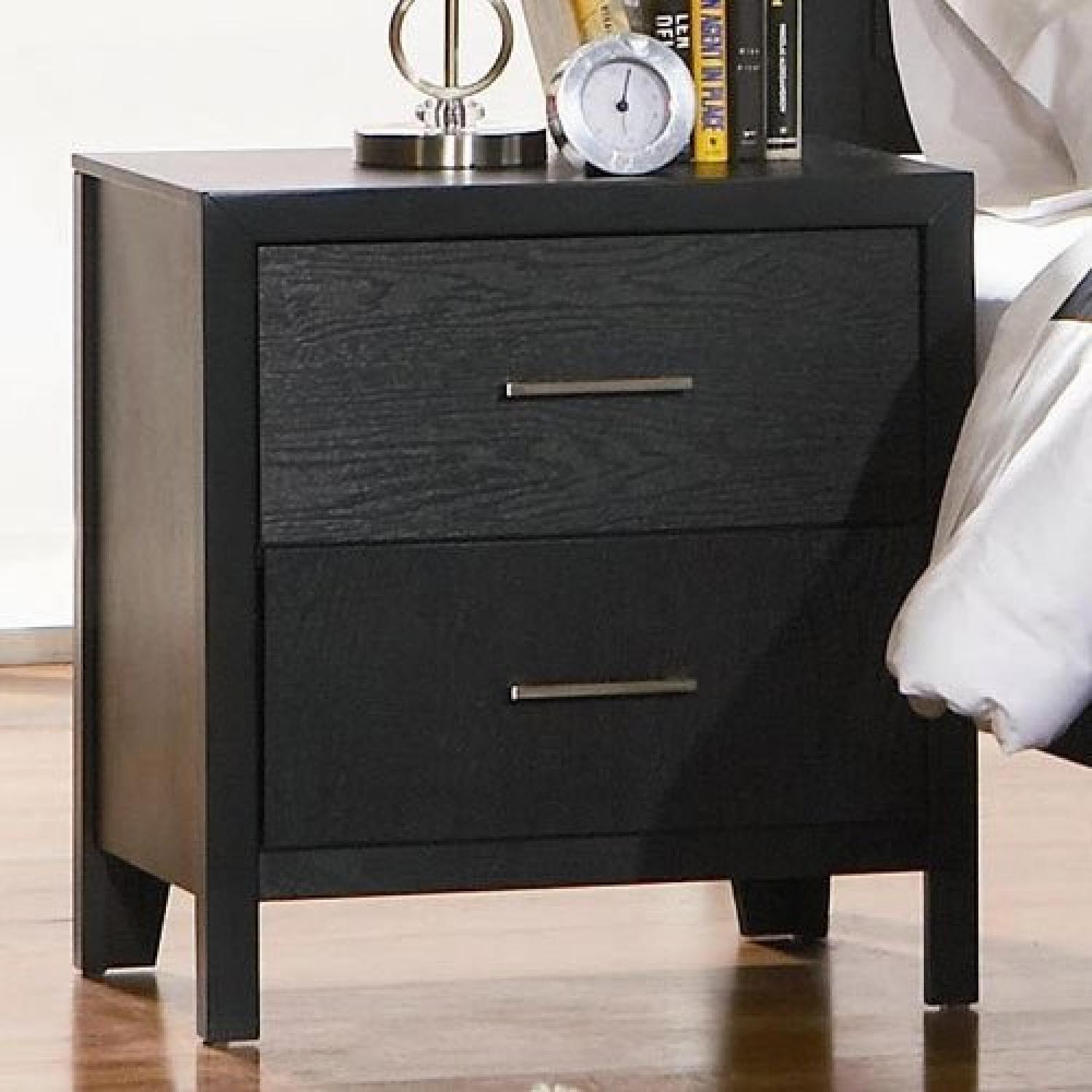 Wood Nightstand - image-1
