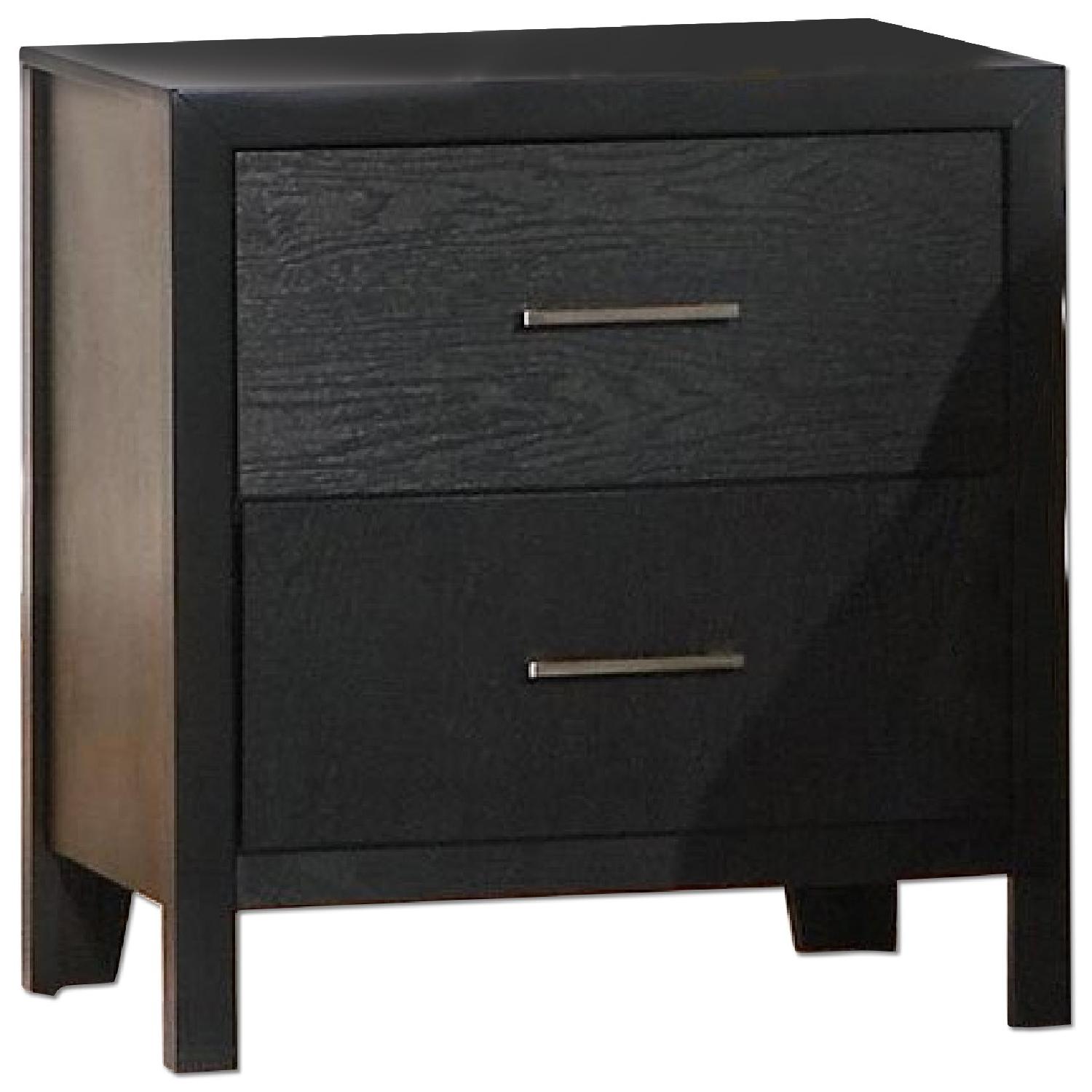 Wood Nightstand - image-0